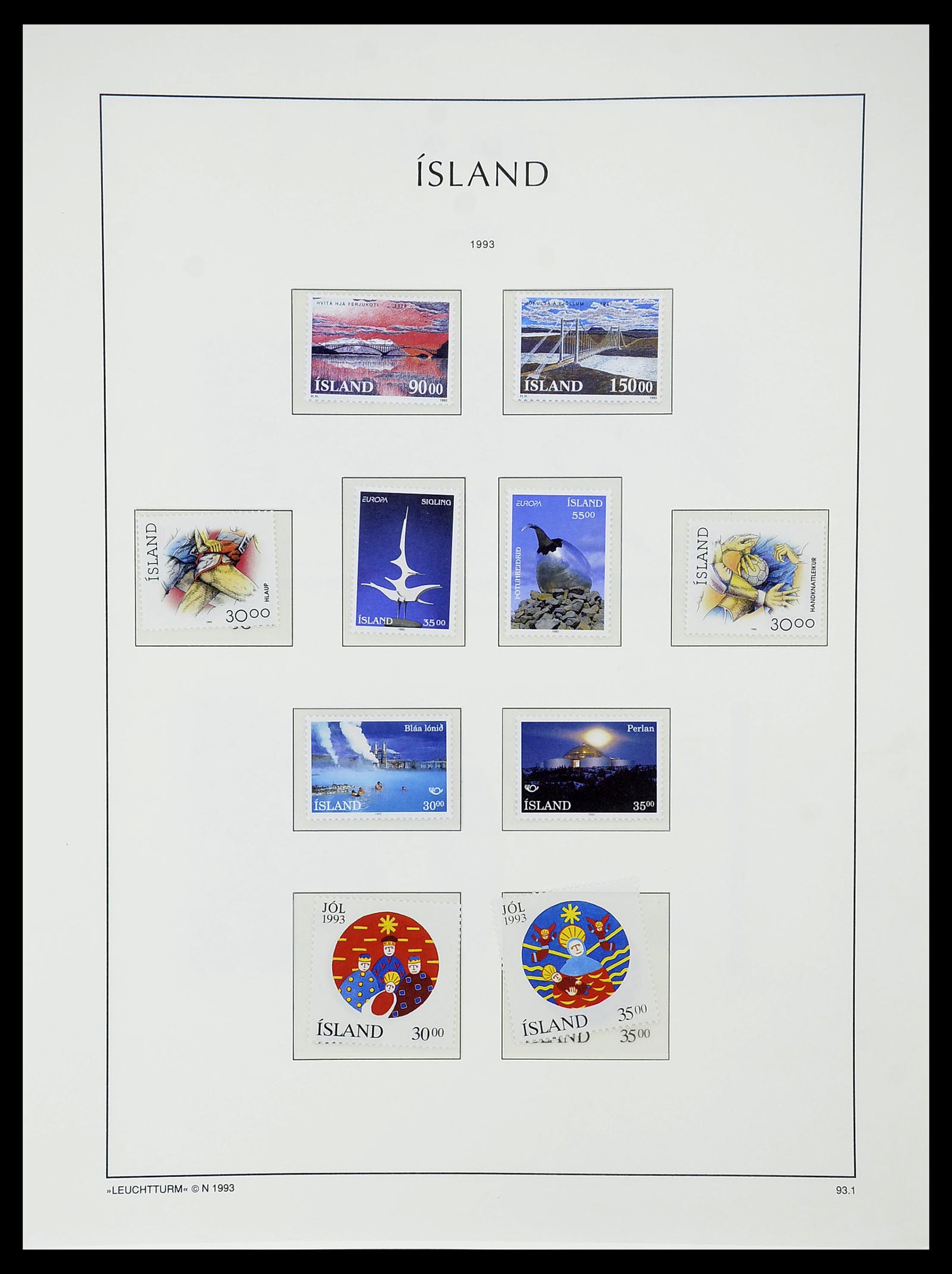 34720 093 - Stamp Collection 34720 Iceland 1873-2020!!