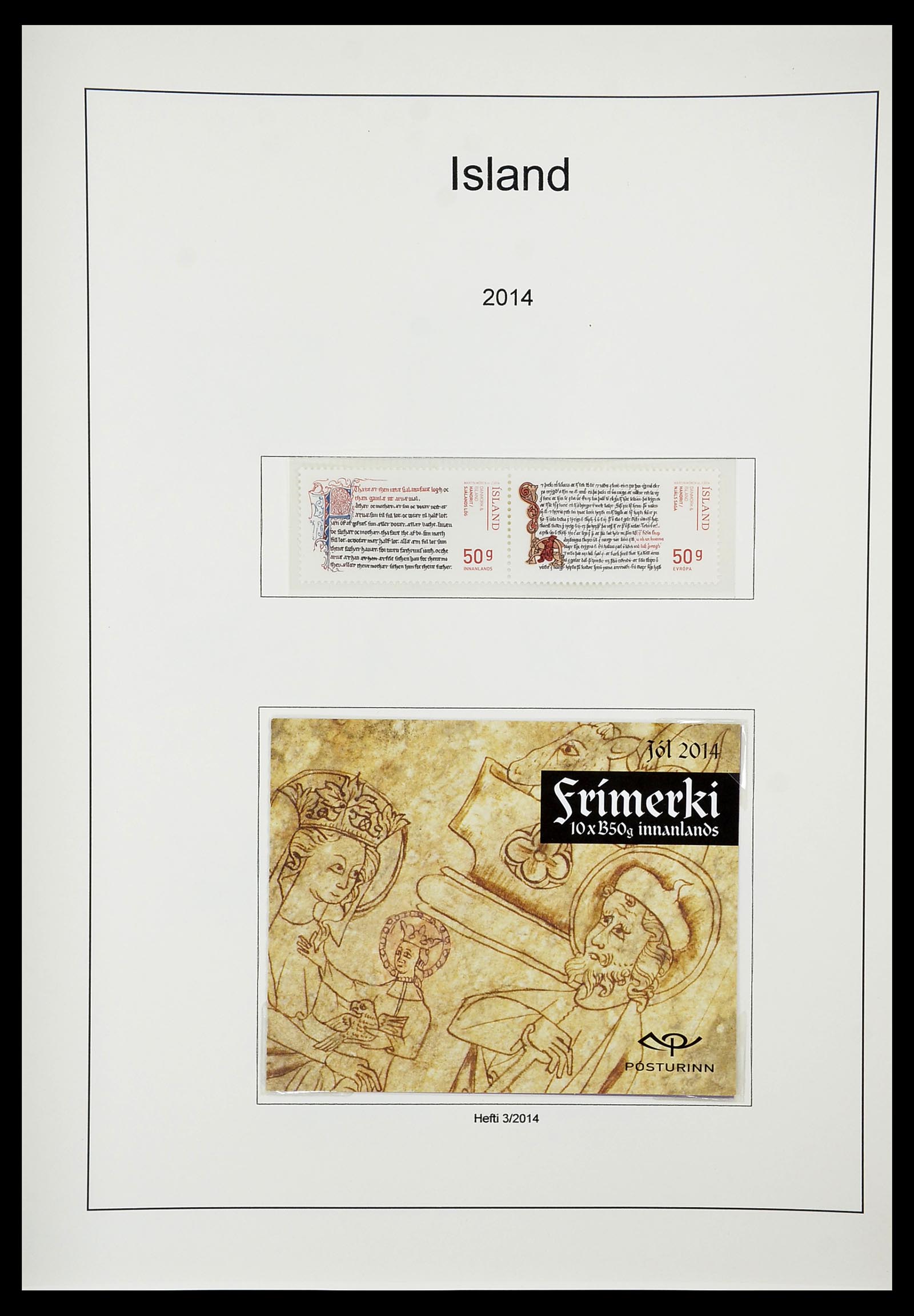 34720 282 - Postzegelverzameling 34720 IJsland 1873-2020!!