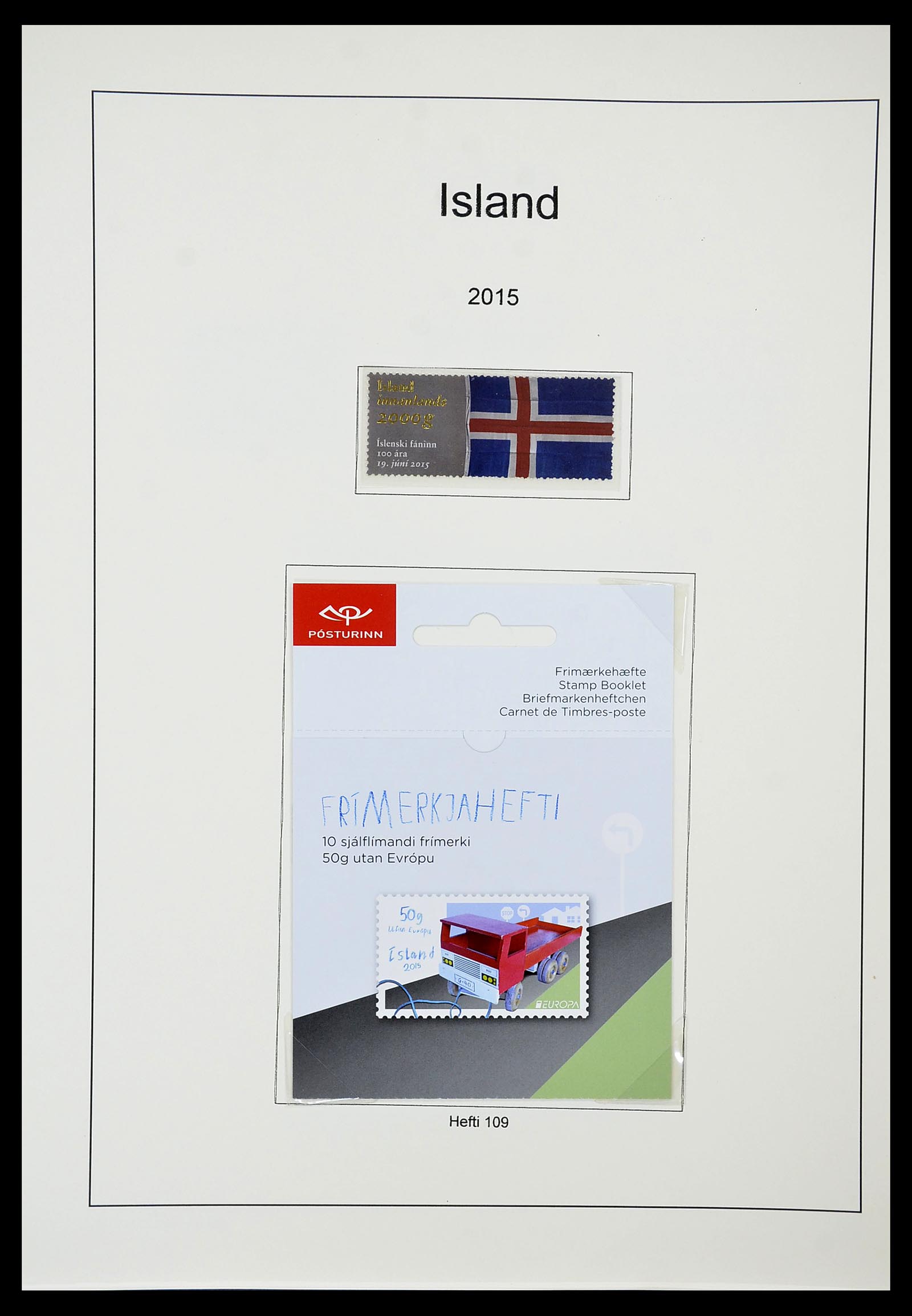 34720 287 - Postzegelverzameling 34720 IJsland 1873-2020!!
