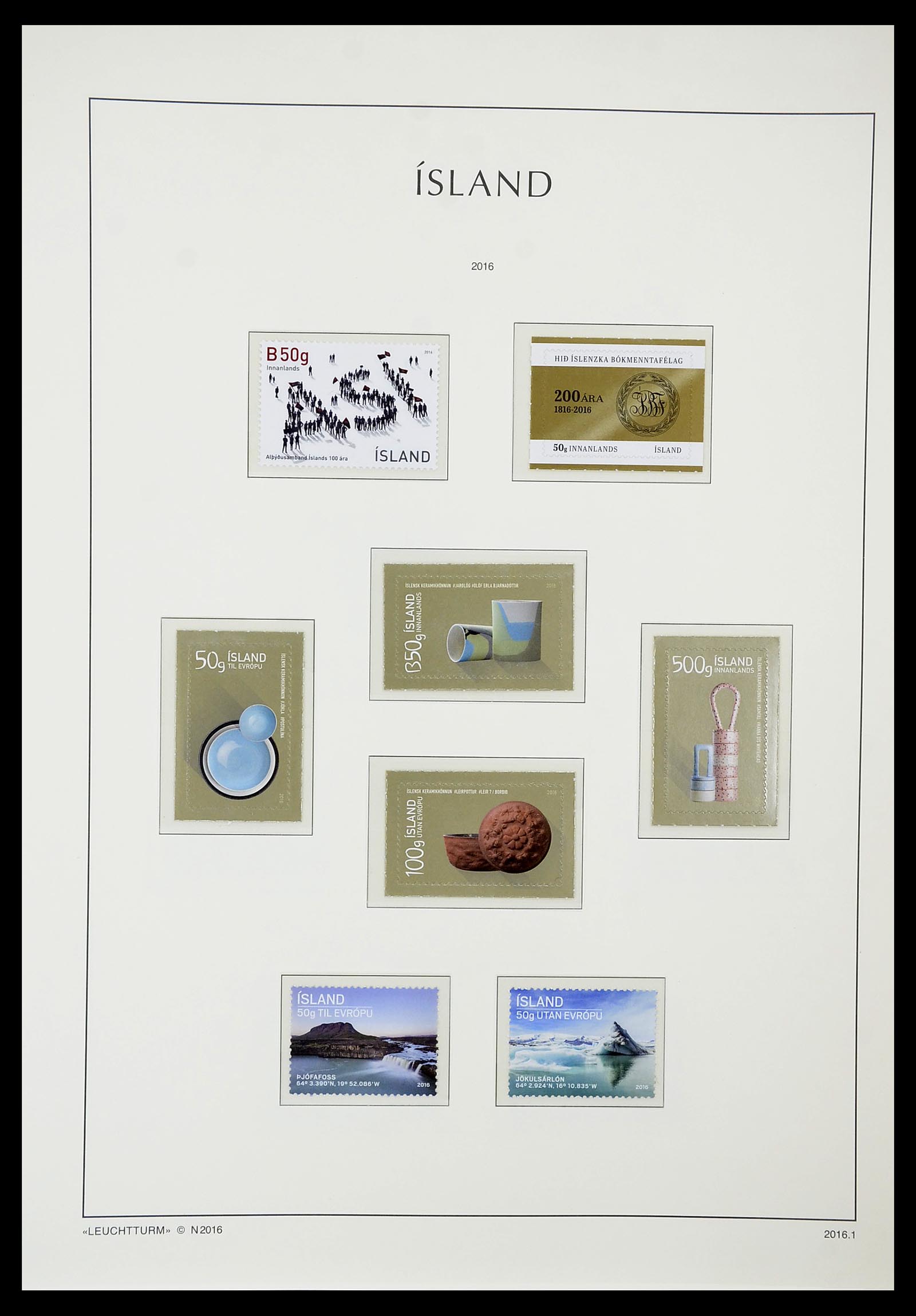 34720 292 - Postzegelverzameling 34720 IJsland 1873-2020!!