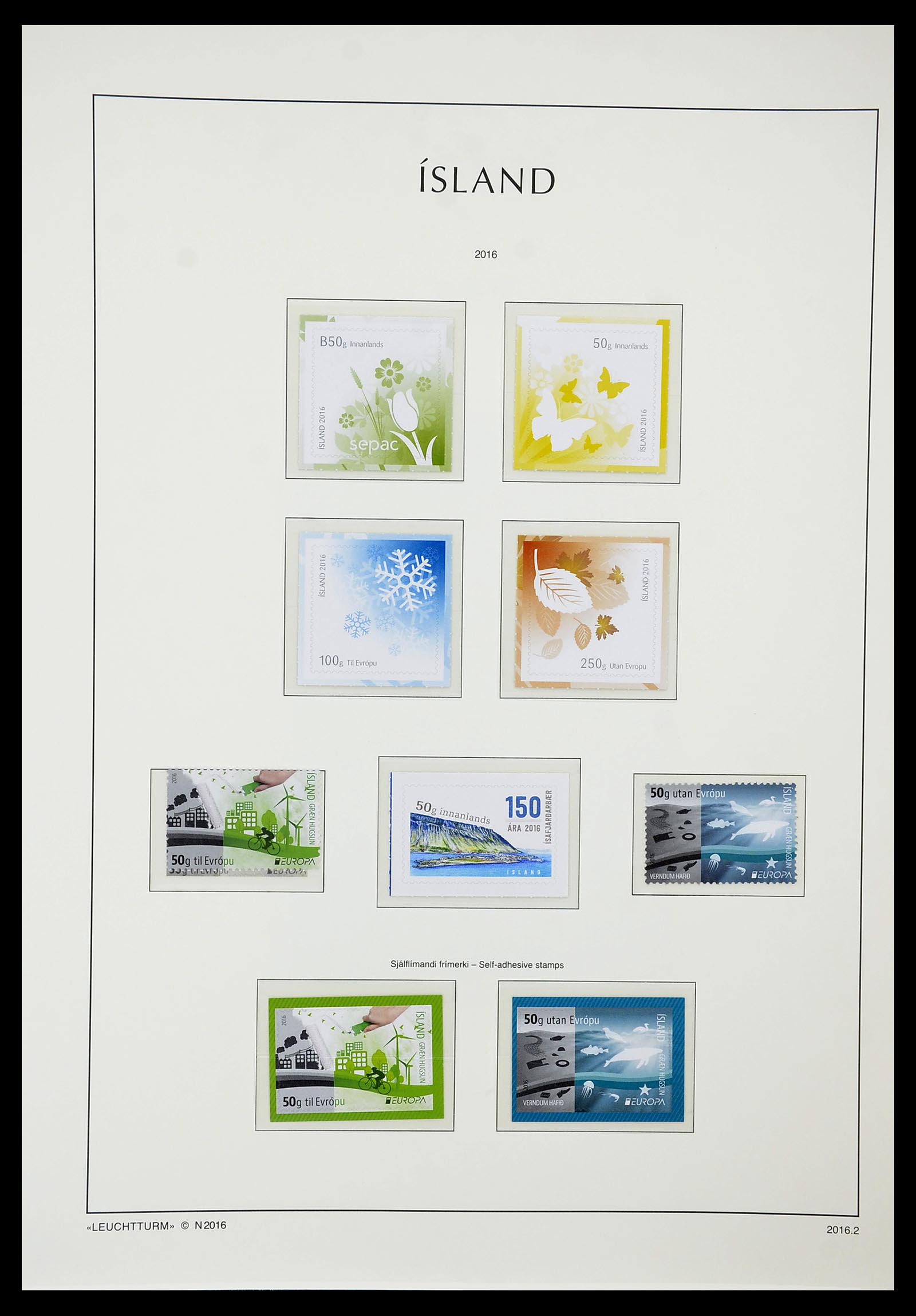 34720 293 - Postzegelverzameling 34720 IJsland 1873-2020!!
