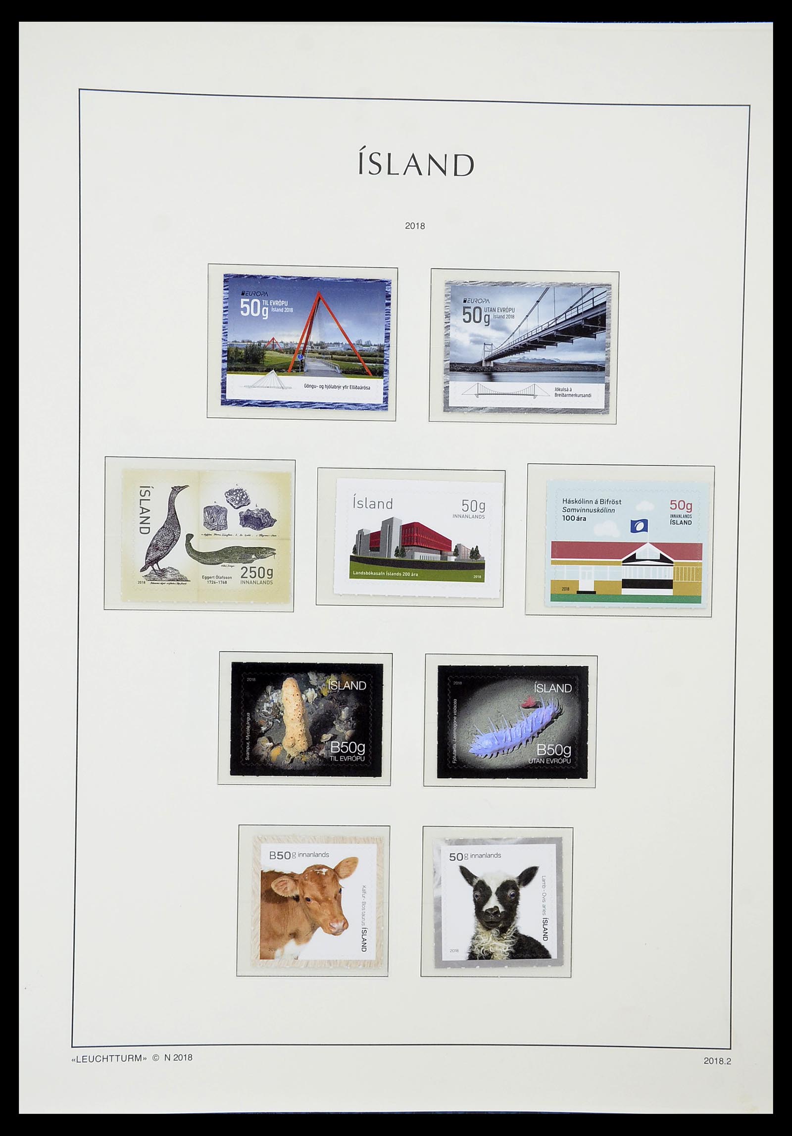34720 303 - Postzegelverzameling 34720 IJsland 1873-2020!!