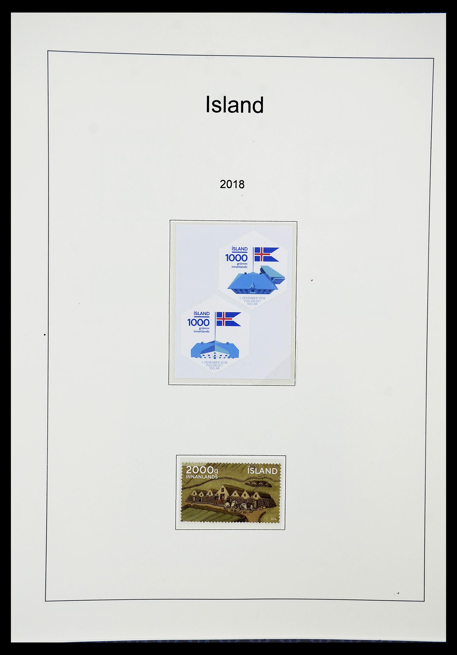 34720 305 - Postzegelverzameling 34720 IJsland 1873-2020!!