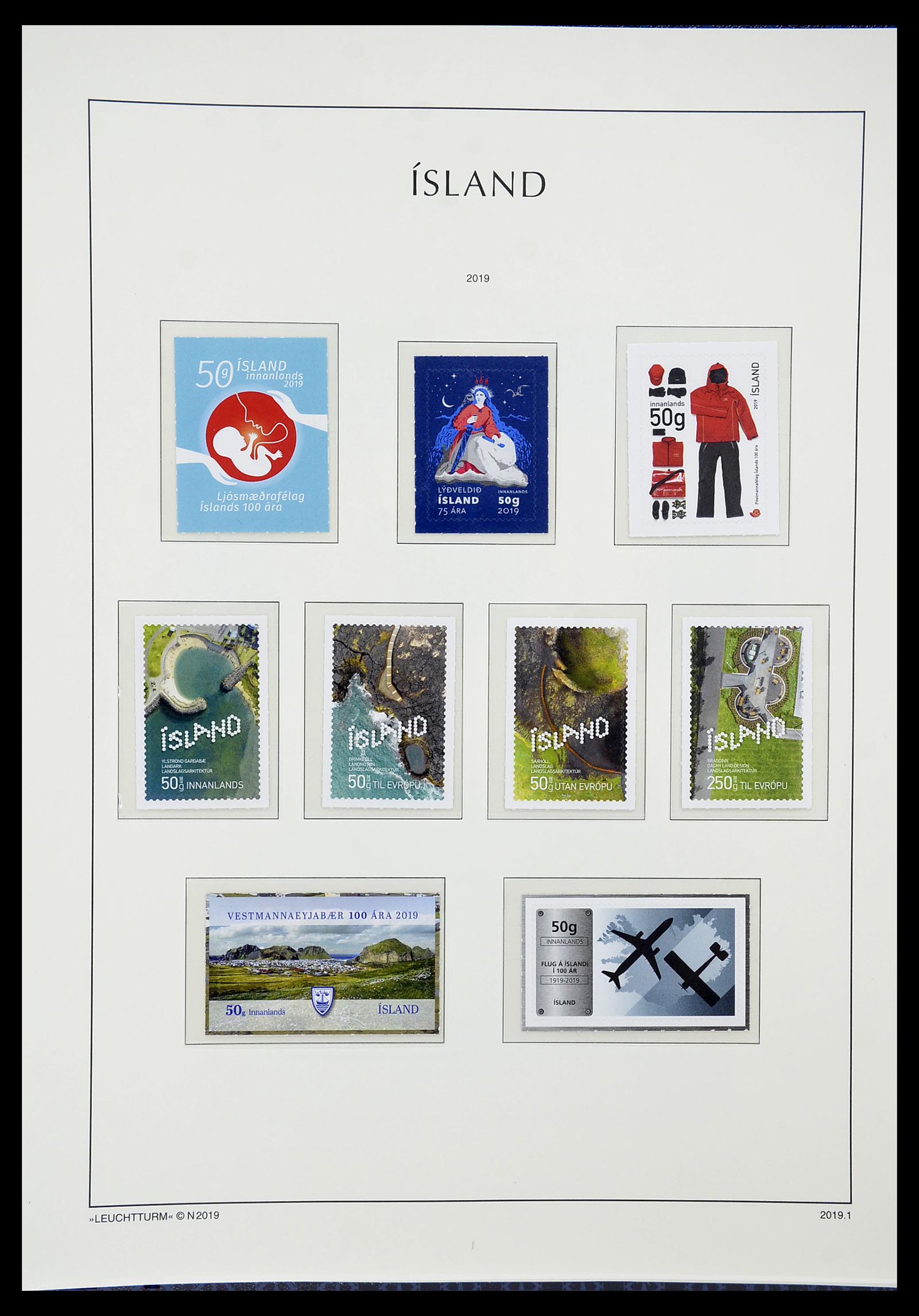 34720 307 - Postzegelverzameling 34720 IJsland 1873-2020!!