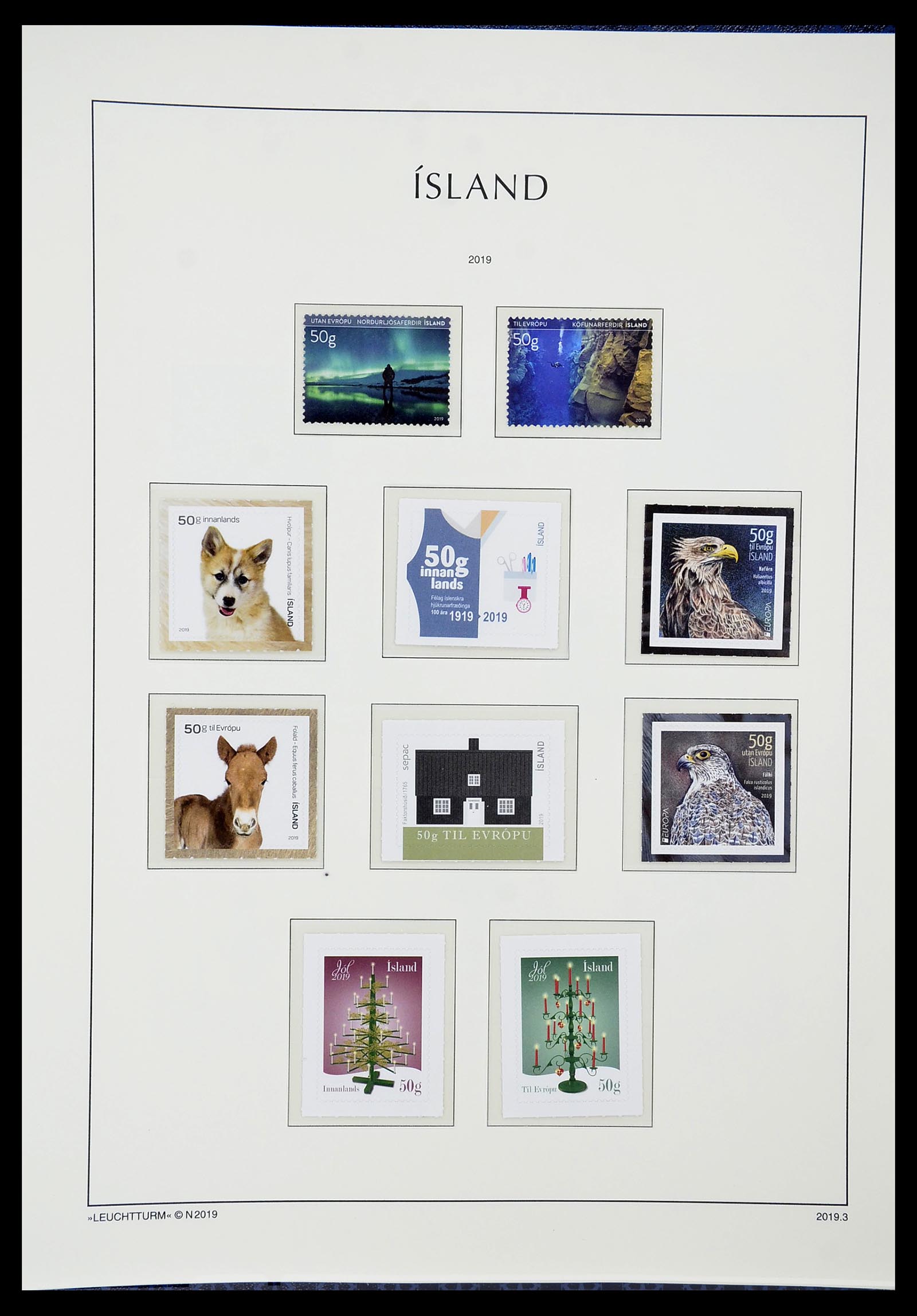 34720 310 - Postzegelverzameling 34720 IJsland 1873-2020!!