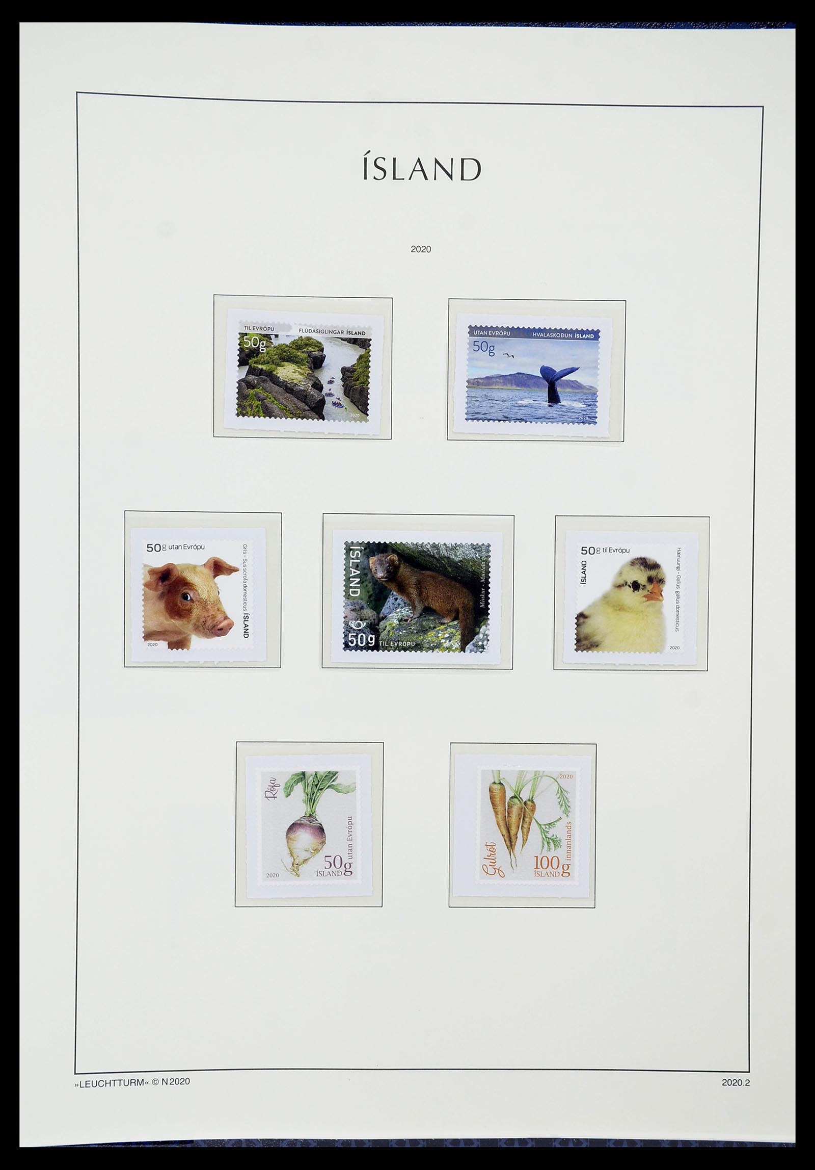 34720 312 - Postzegelverzameling 34720 IJsland 1873-2020!!