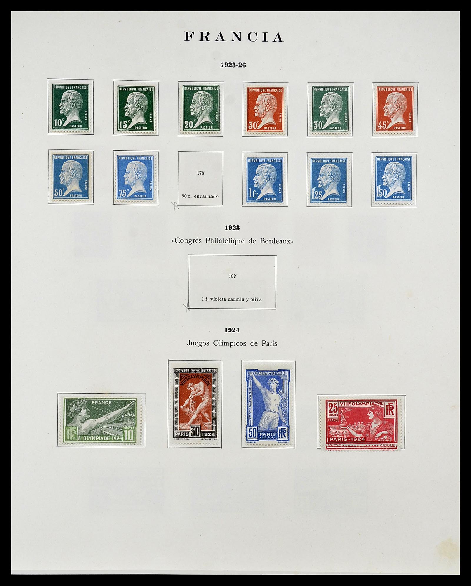 34721 008 - Postzegelverzameling 34721 Frankrijk 1853-1983.
