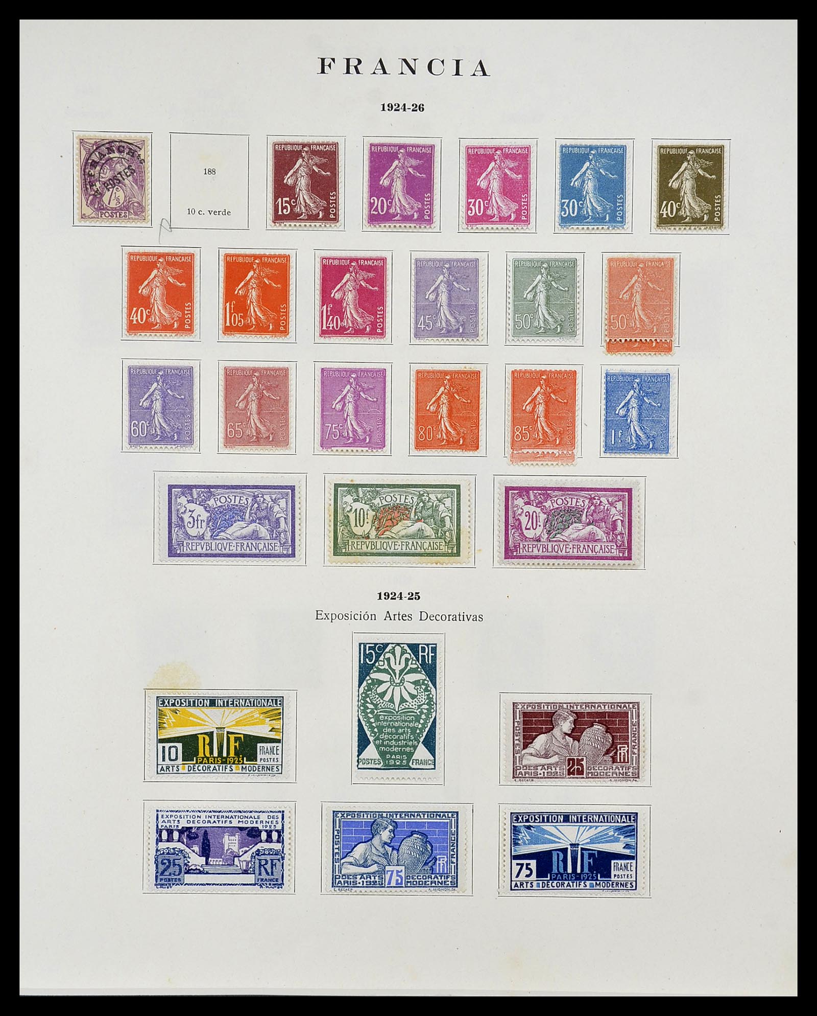 34721 009 - Postzegelverzameling 34721 Frankrijk 1853-1983.