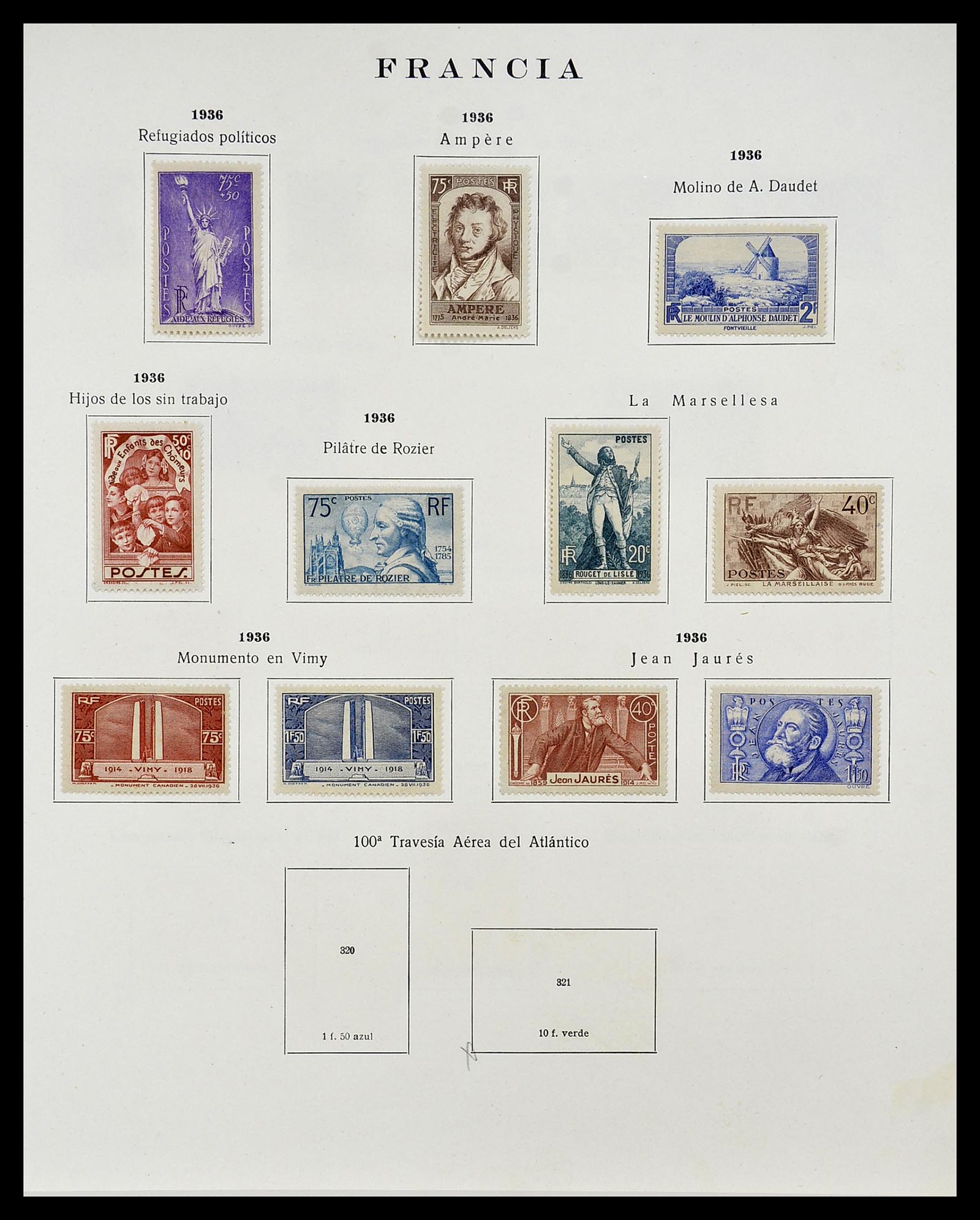34721 015 - Postzegelverzameling 34721 Frankrijk 1853-1983.