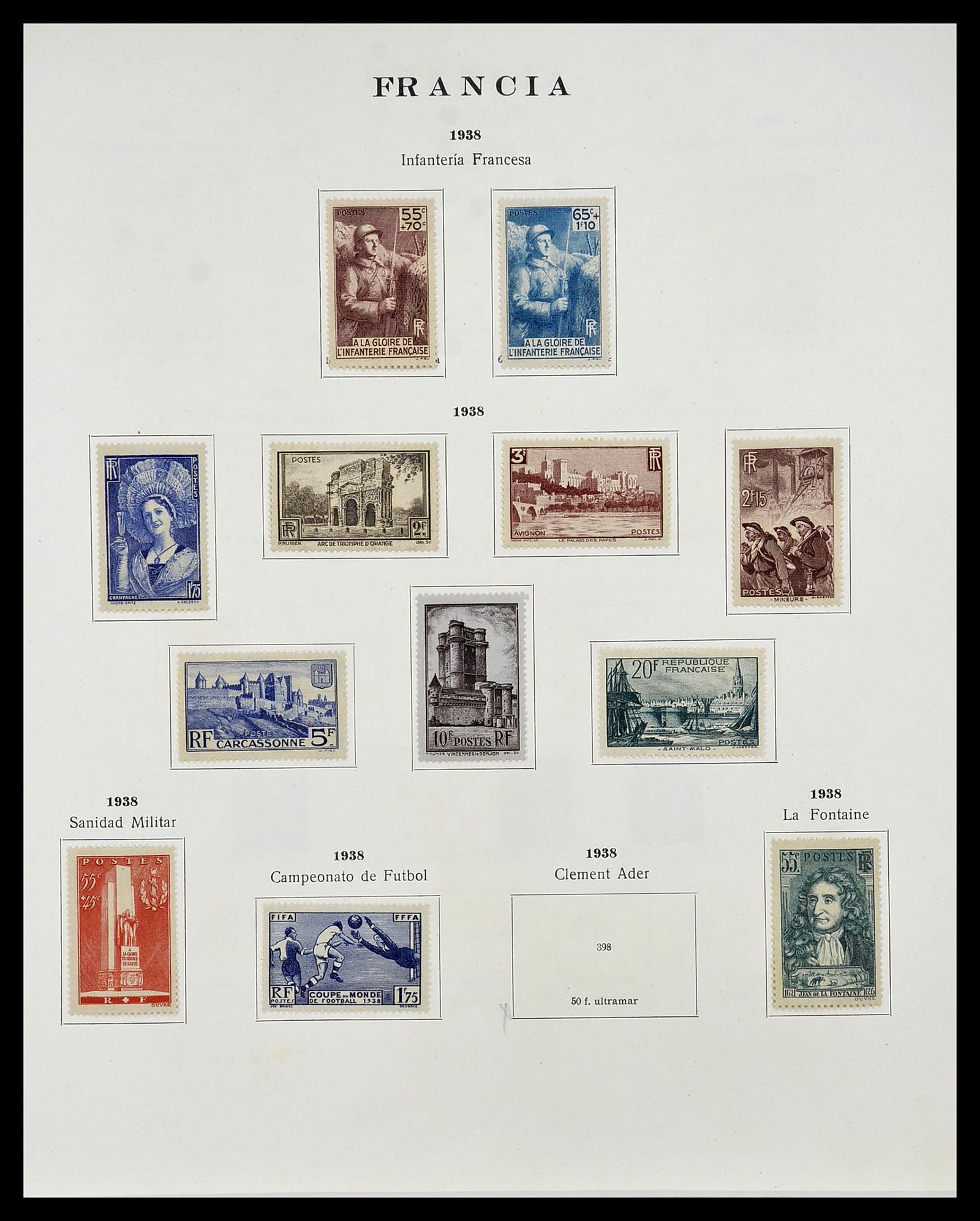 34721 020 - Postzegelverzameling 34721 Frankrijk 1853-1983.