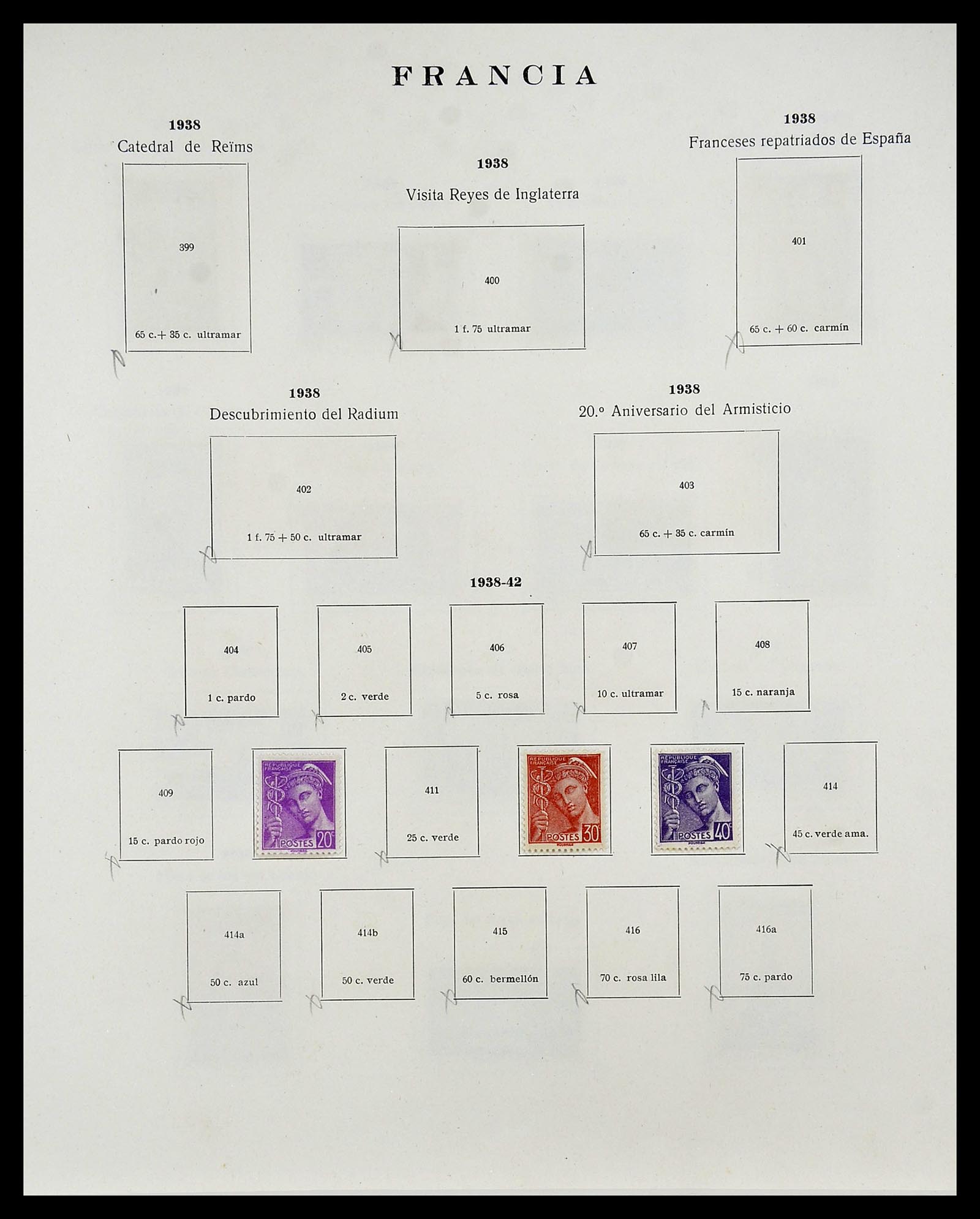 34721 021 - Stamp Collection 34721 France 1853-1983.