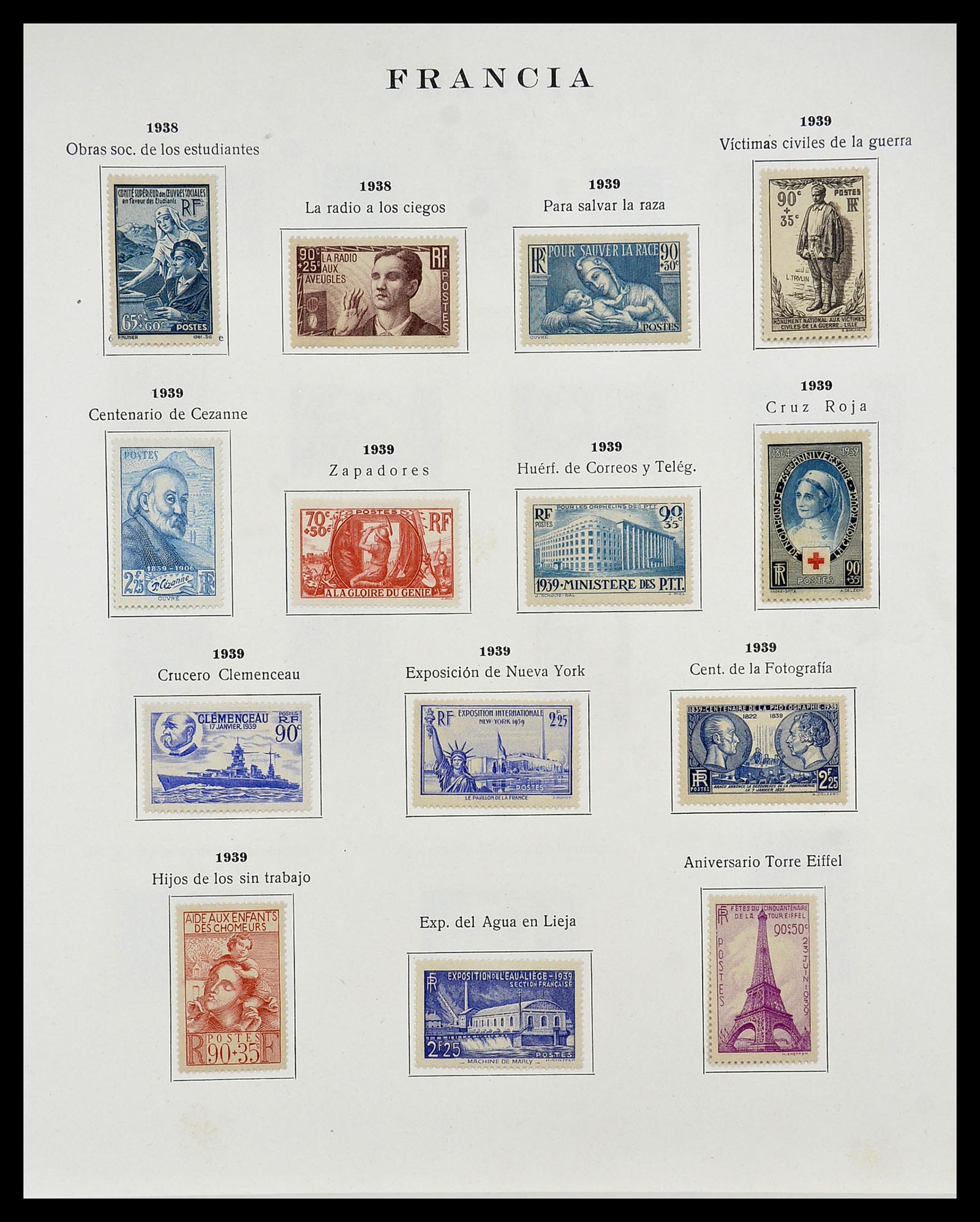 34721 022 - Postzegelverzameling 34721 Frankrijk 1853-1983.