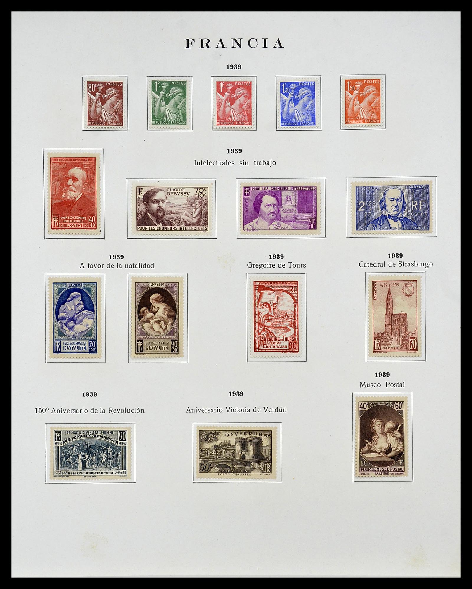 34721 023 - Postzegelverzameling 34721 Frankrijk 1853-1983.
