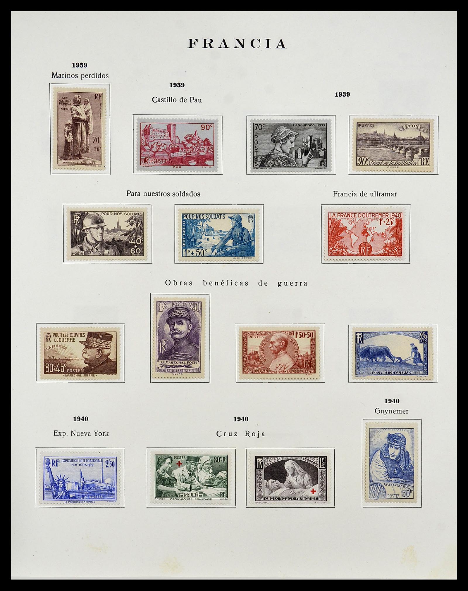 34721 024 - Postzegelverzameling 34721 Frankrijk 1853-1983.