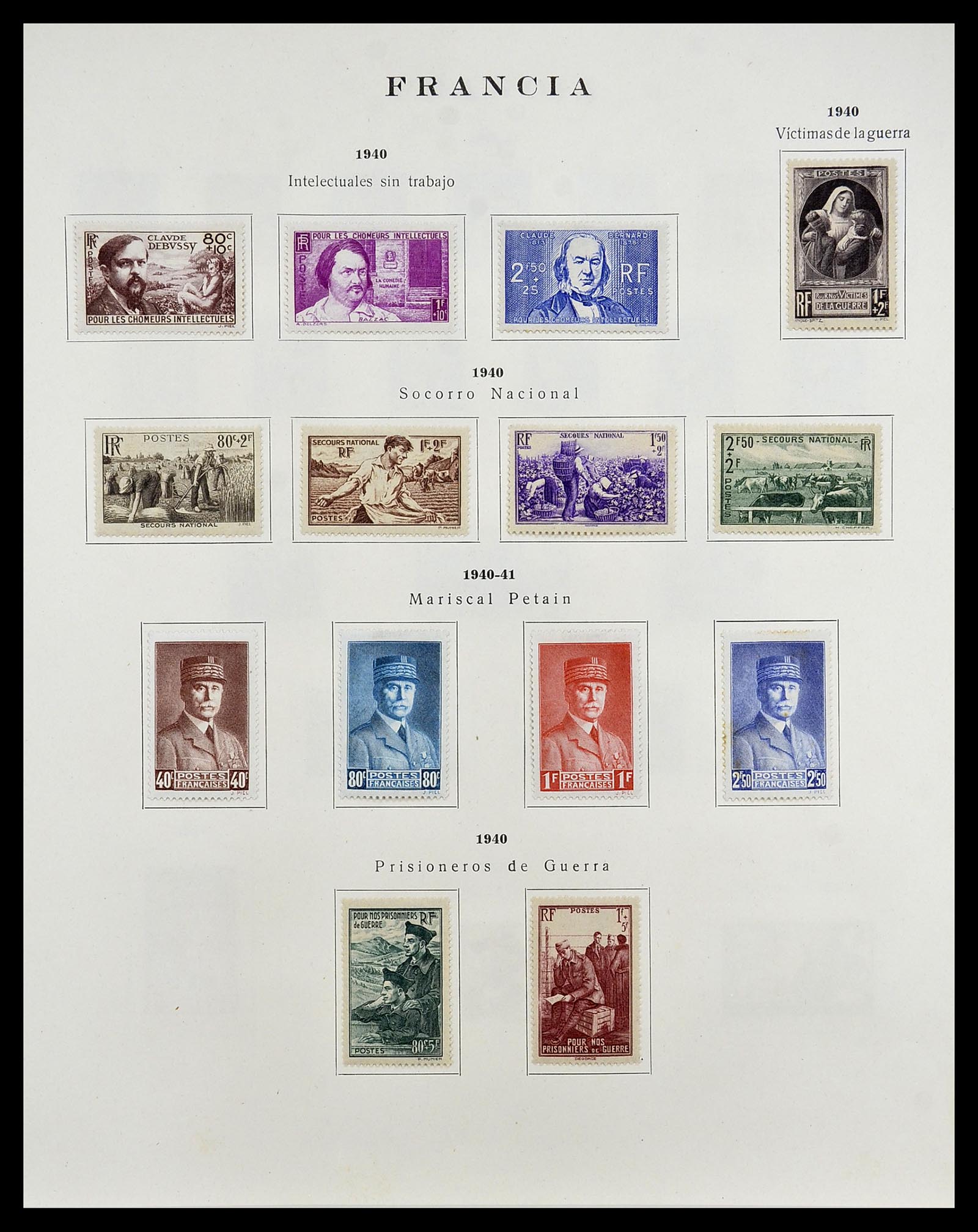 34721 025 - Postzegelverzameling 34721 Frankrijk 1853-1983.
