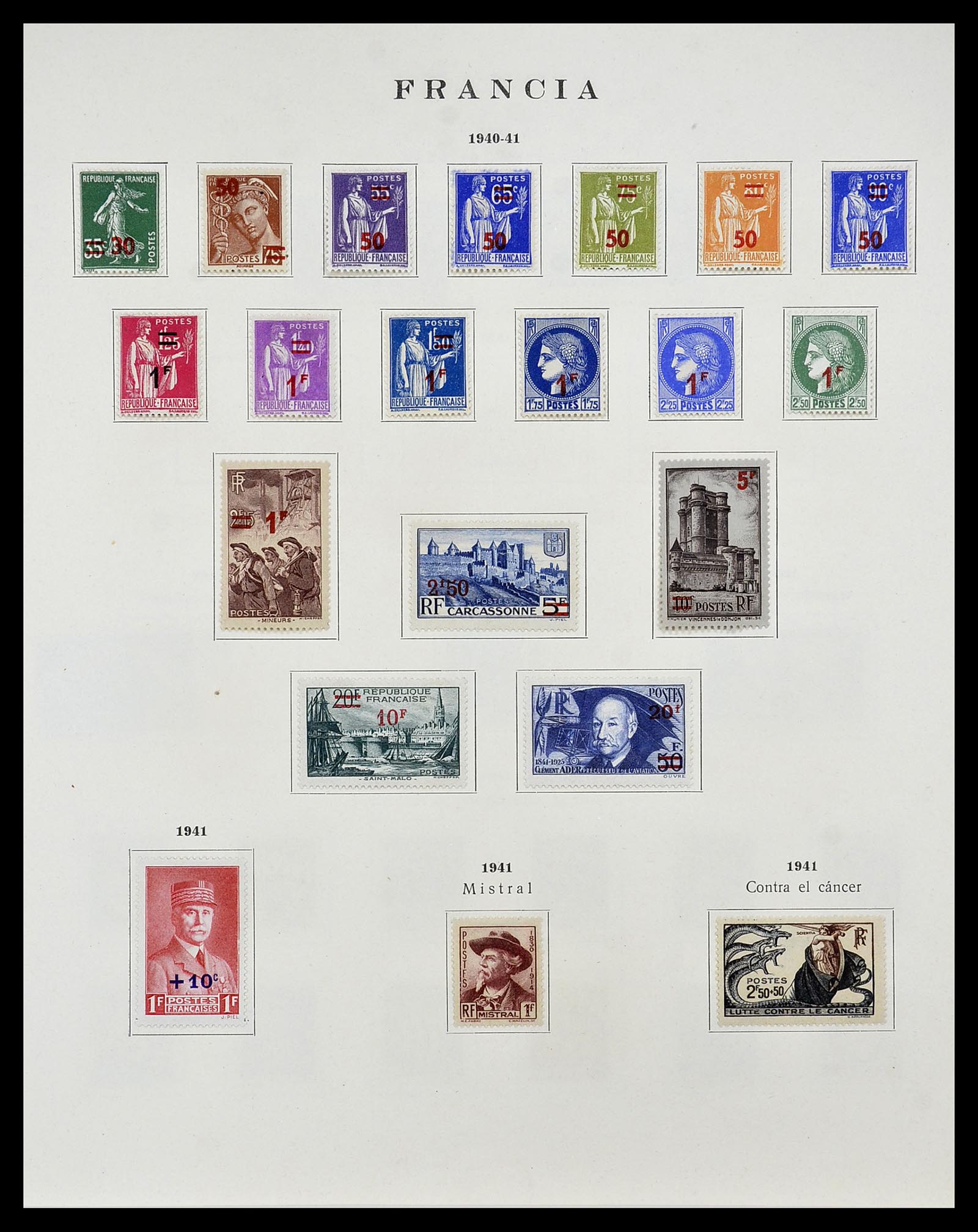 34721 026 - Postzegelverzameling 34721 Frankrijk 1853-1983.