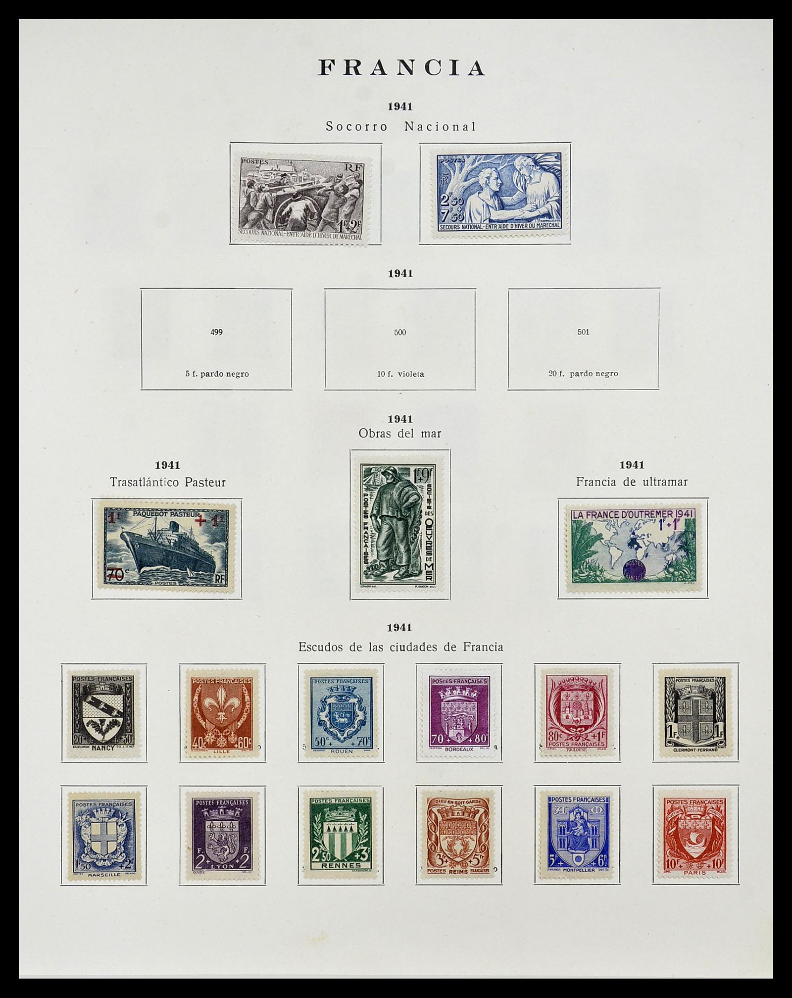 34721 027 - Postzegelverzameling 34721 Frankrijk 1853-1983.