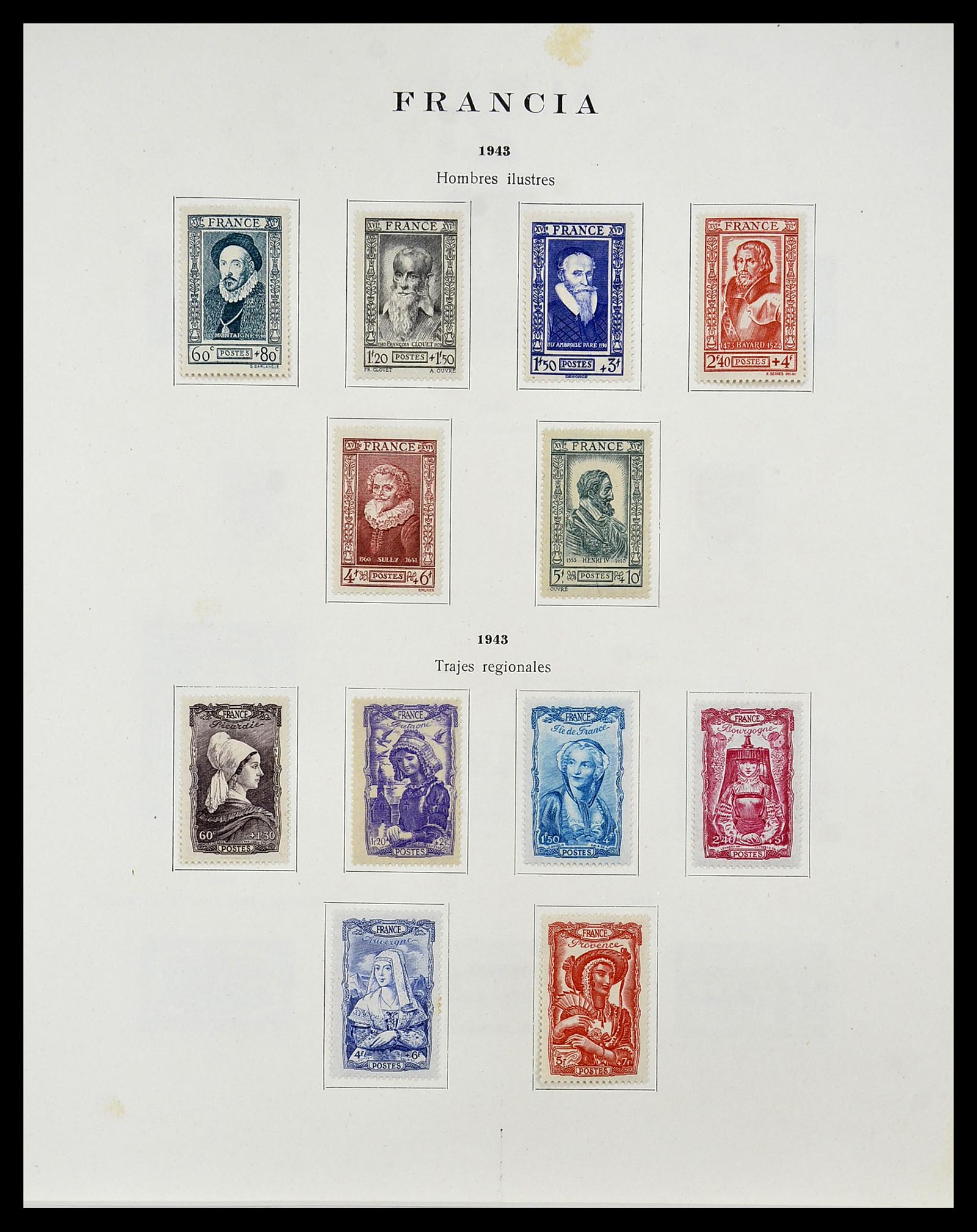 34721 032 - Postzegelverzameling 34721 Frankrijk 1853-1983.