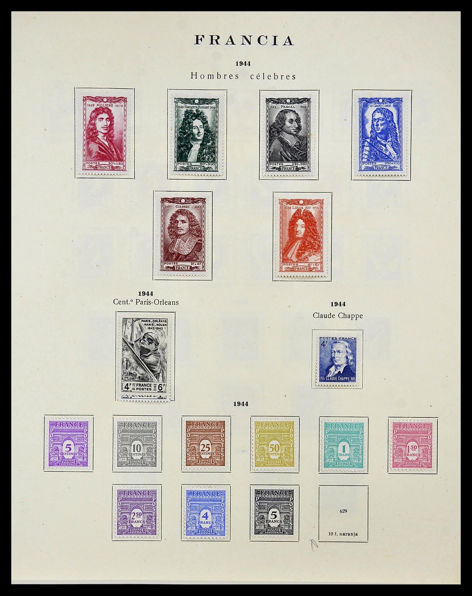34721 034 - Stamp Collection 34721 France 1853-1983.
