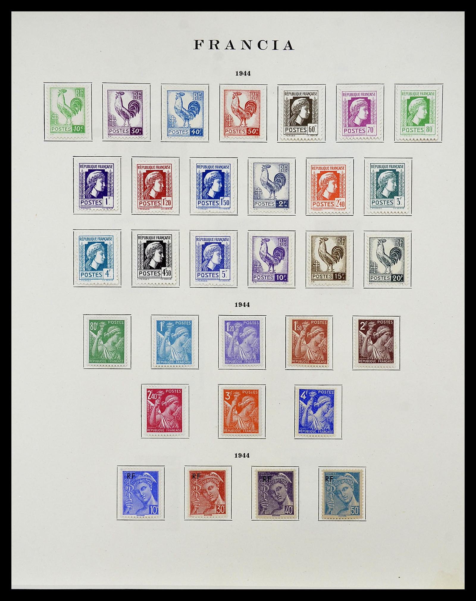 34721 035 - Postzegelverzameling 34721 Frankrijk 1853-1983.