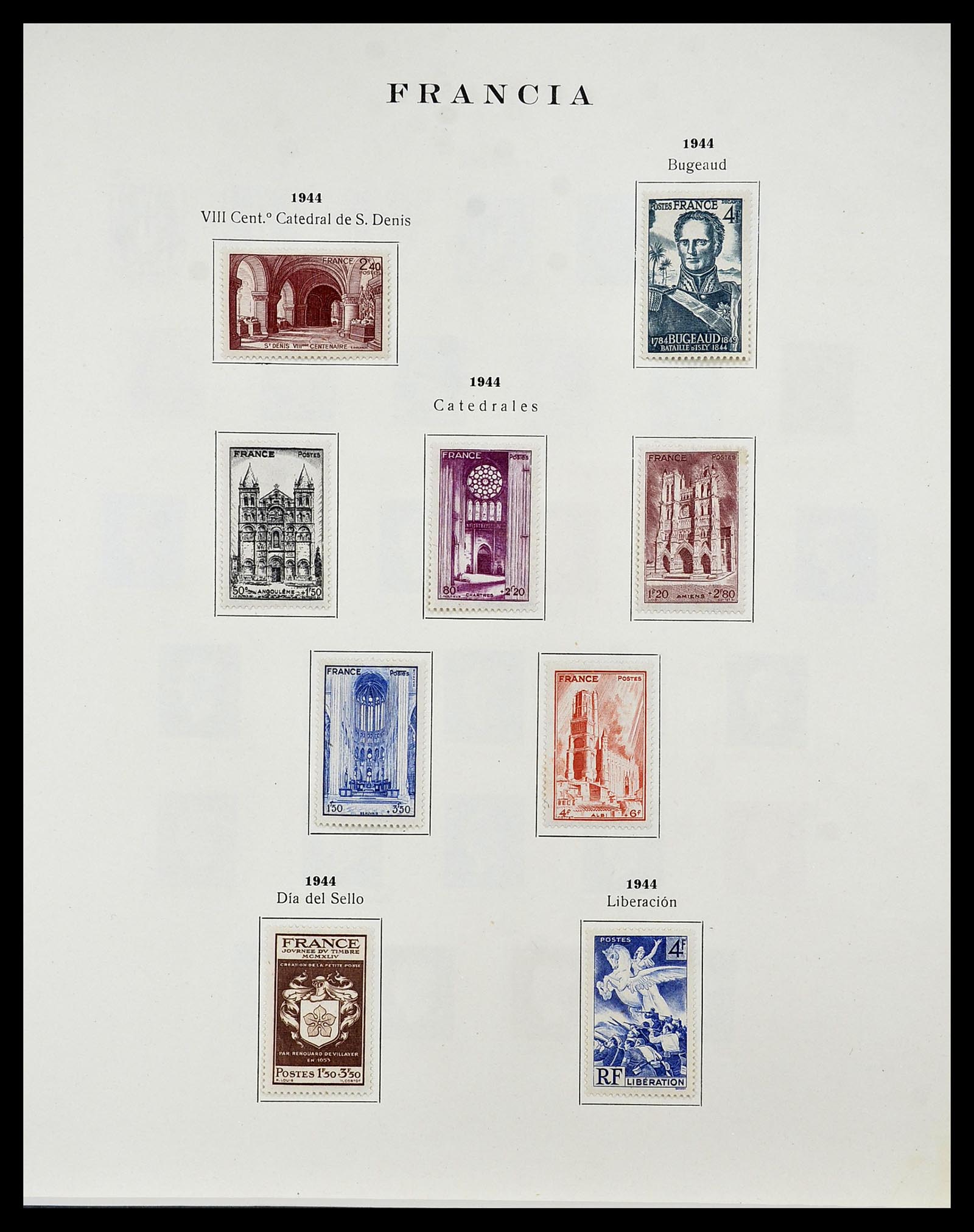 34721 036 - Postzegelverzameling 34721 Frankrijk 1853-1983.