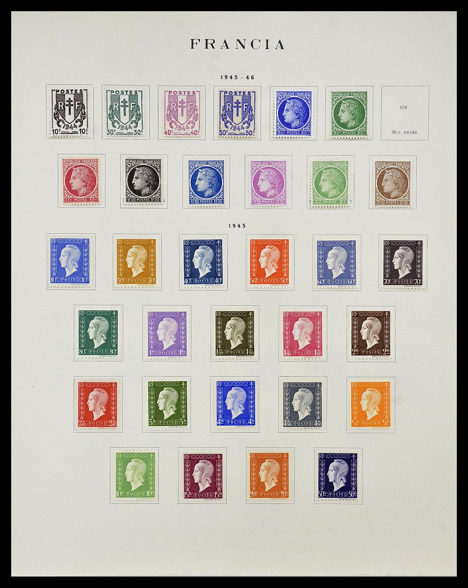 34721 037 - Postzegelverzameling 34721 Frankrijk 1853-1983.