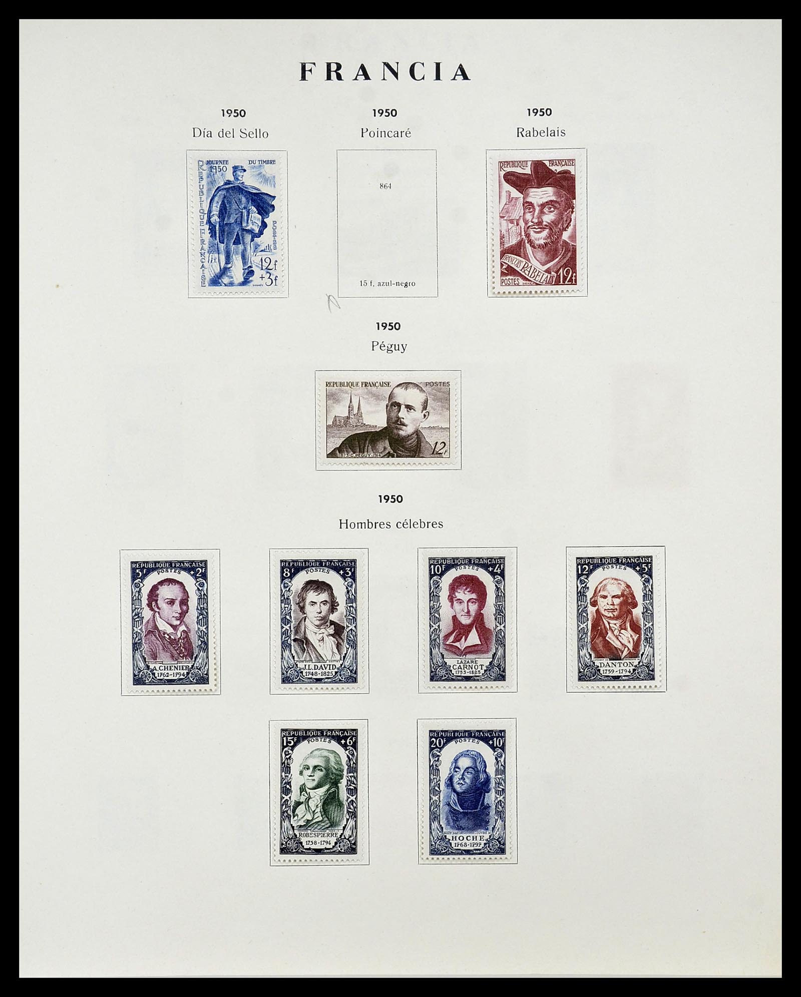 34721 049 - Postzegelverzameling 34721 Frankrijk 1853-1983.