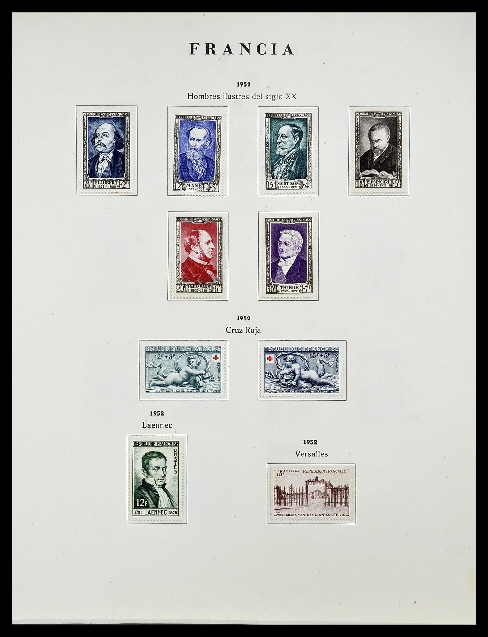 34721 054 - Postzegelverzameling 34721 Frankrijk 1853-1983.