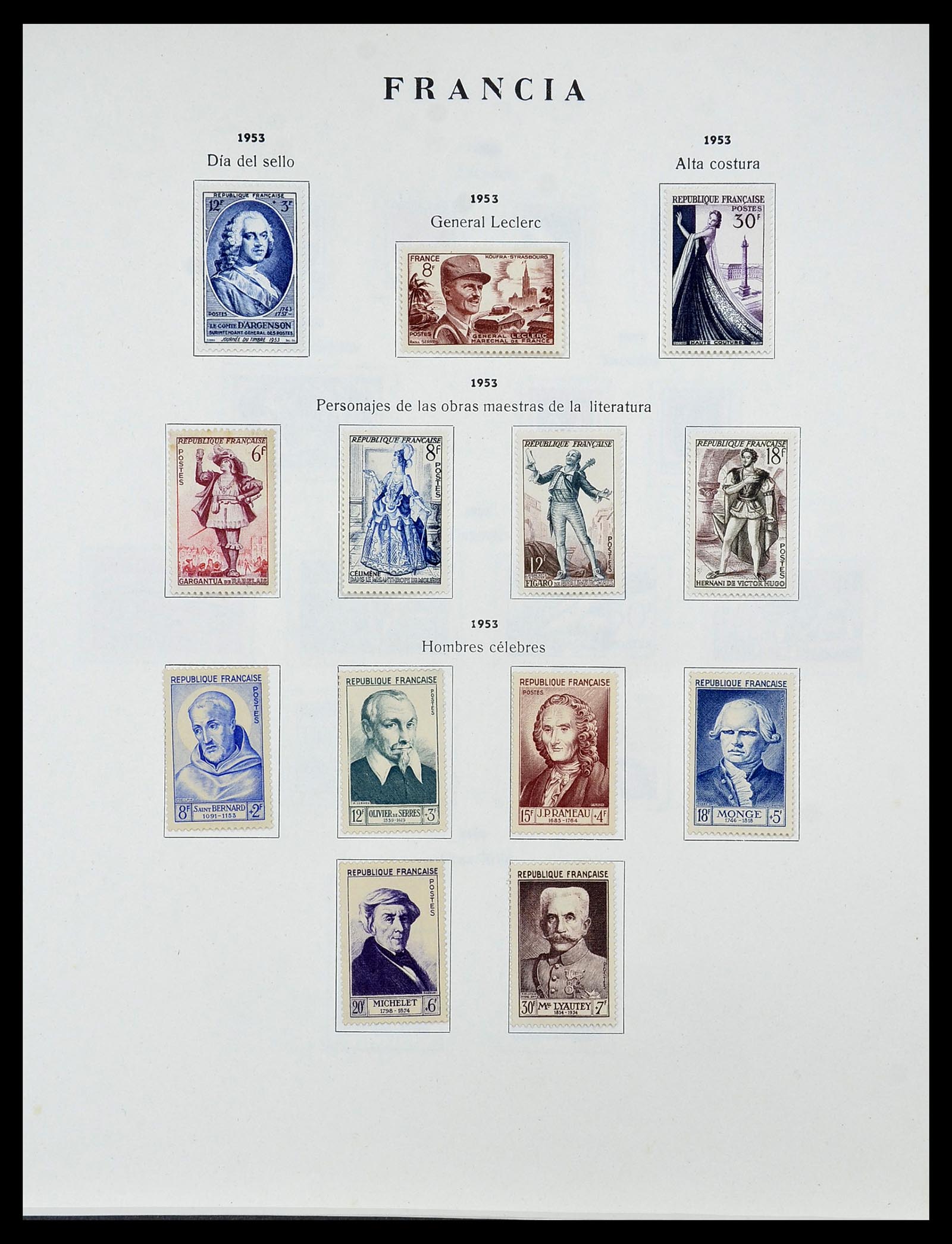 34721 055 - Postzegelverzameling 34721 Frankrijk 1853-1983.