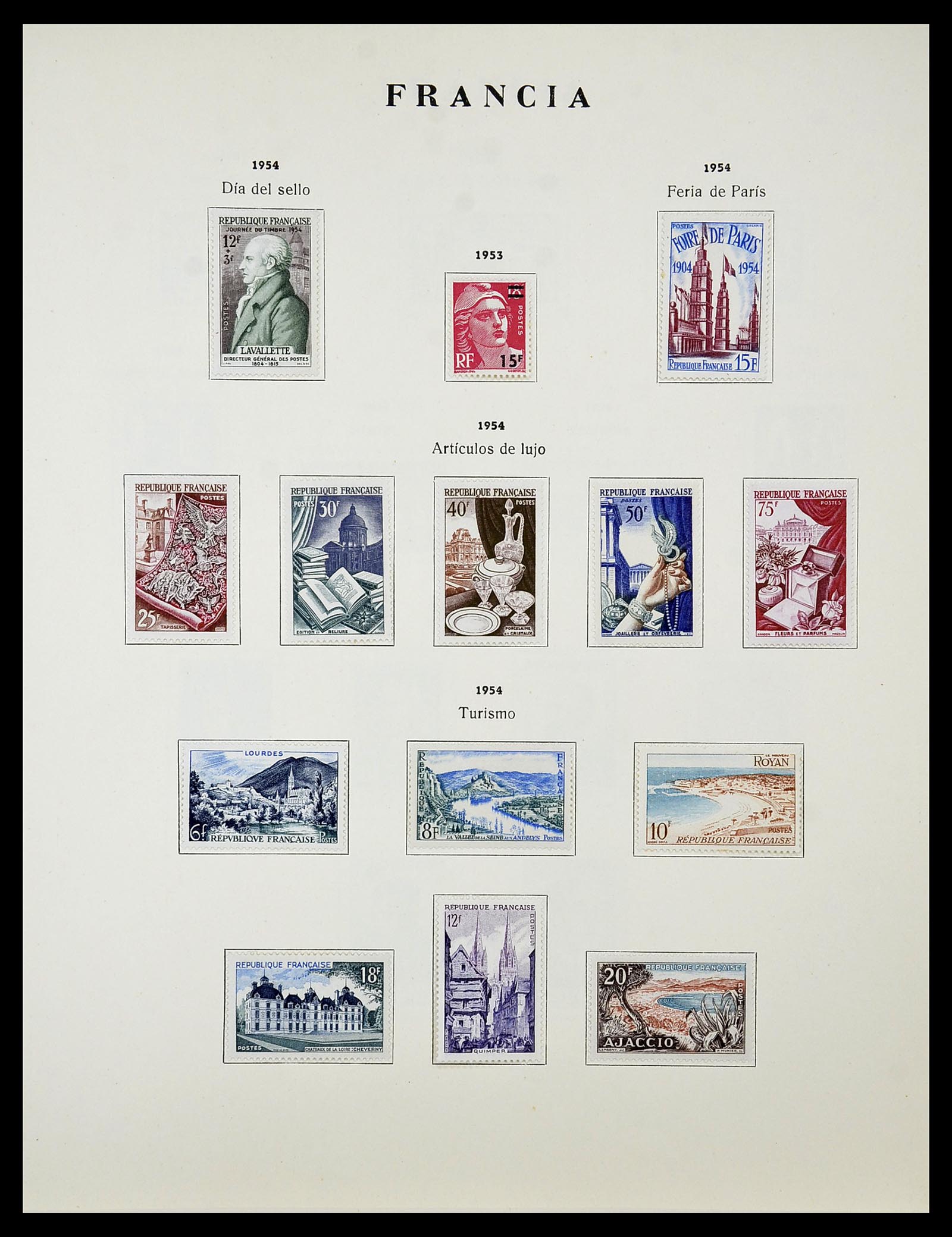 34721 057 - Postzegelverzameling 34721 Frankrijk 1853-1983.