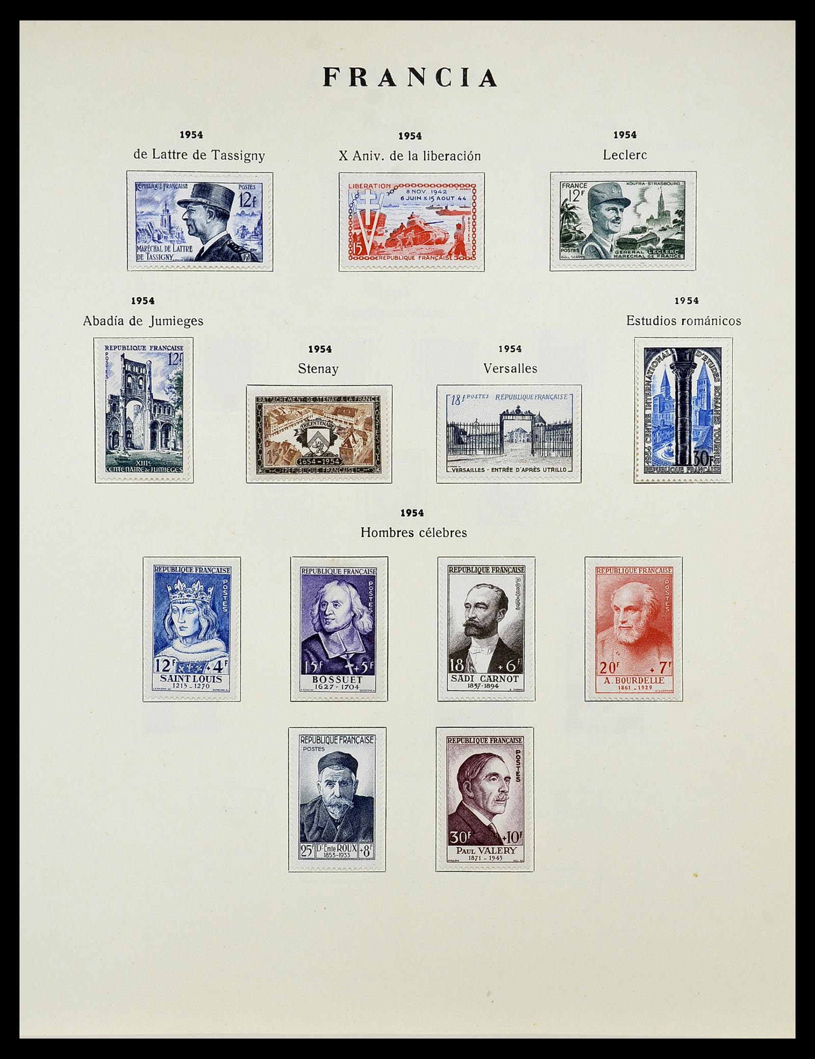 34721 058 - Postzegelverzameling 34721 Frankrijk 1853-1983.