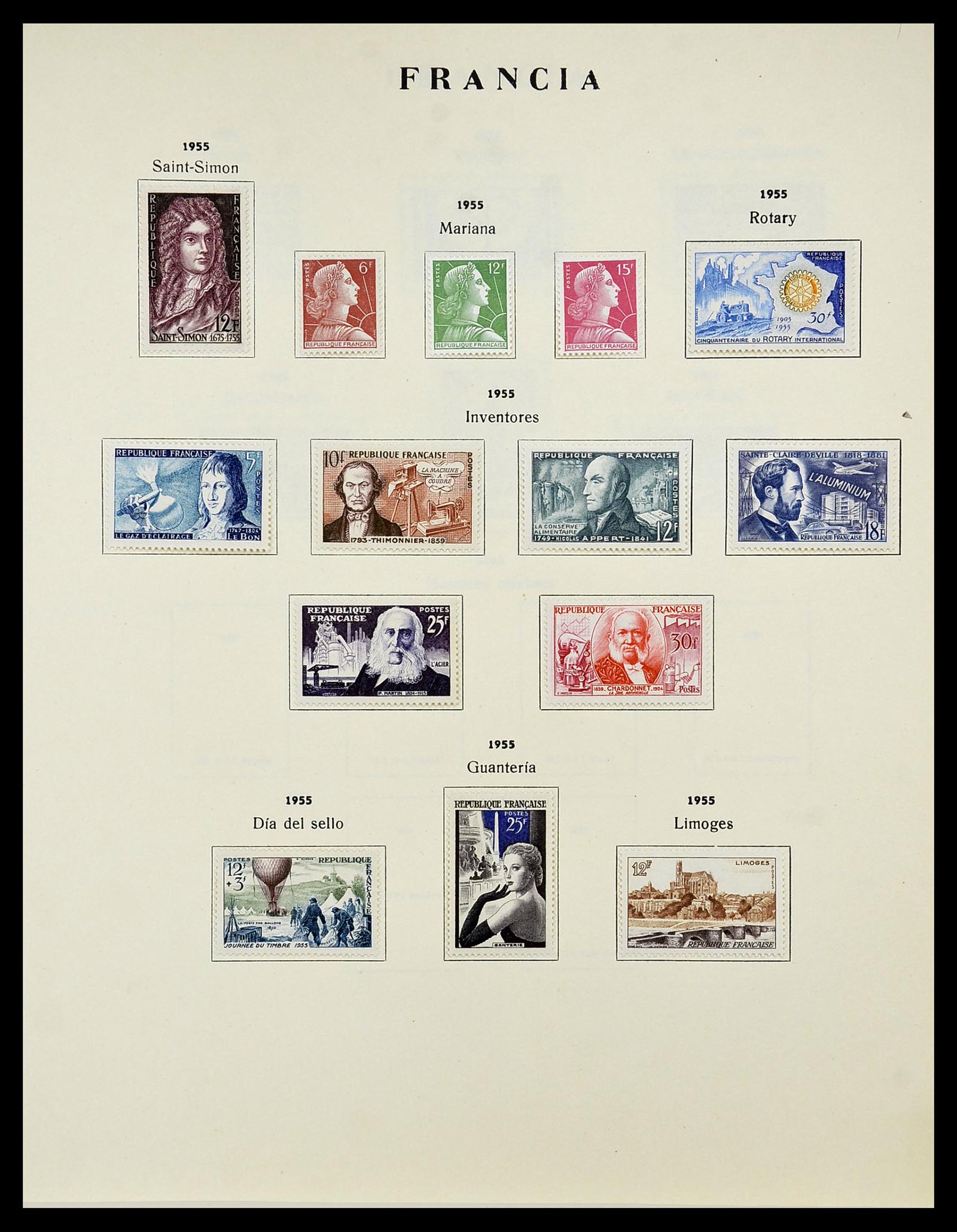 34721 060 - Stamp Collection 34721 France 1853-1983.