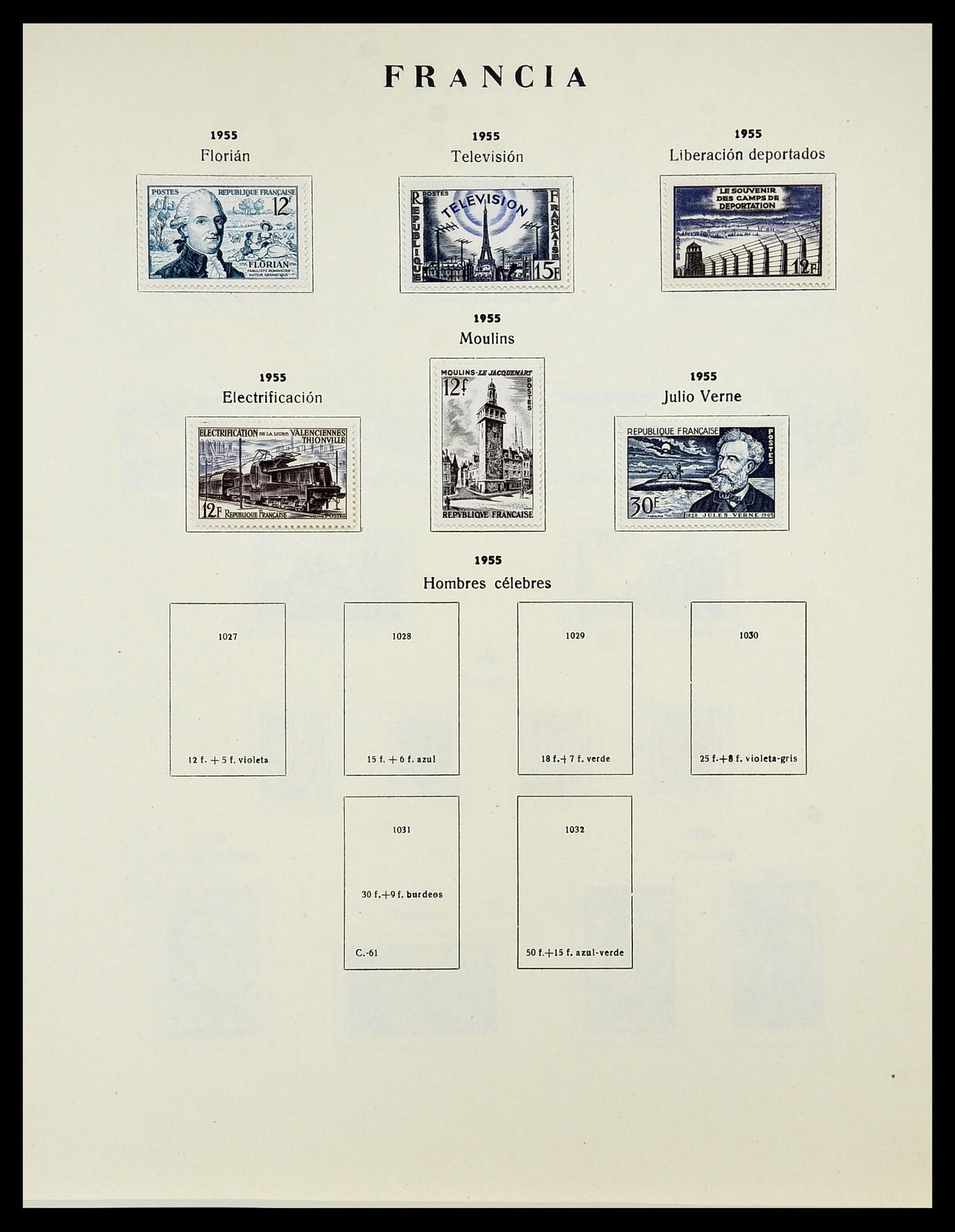 34721 061 - Postzegelverzameling 34721 Frankrijk 1853-1983.