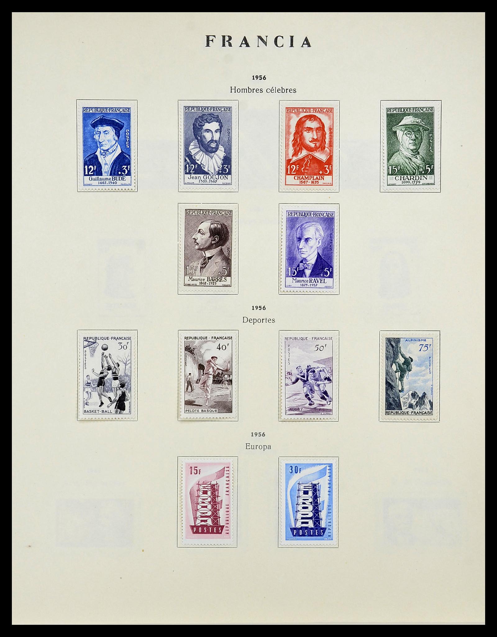 34721 064 - Postzegelverzameling 34721 Frankrijk 1853-1983.