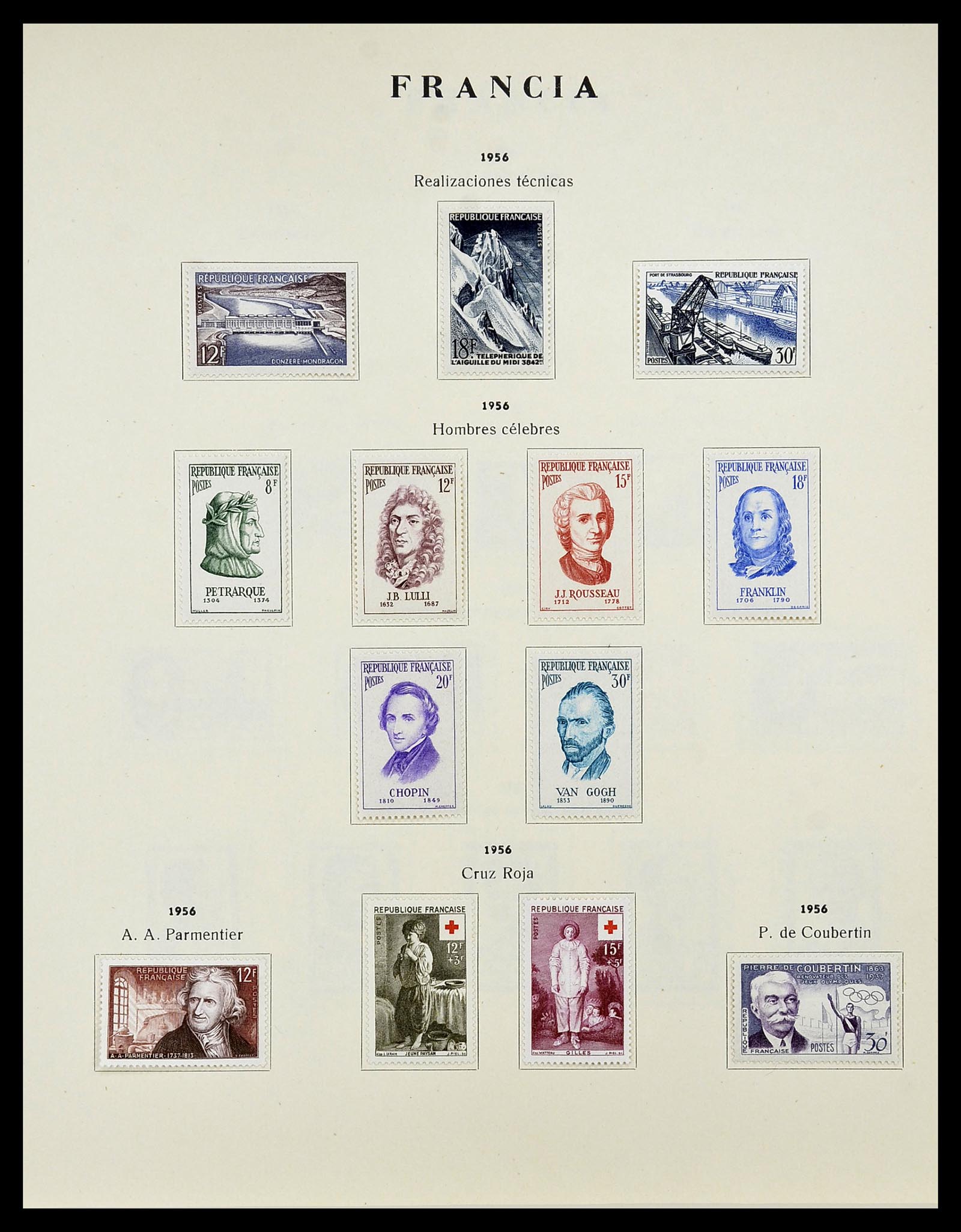 34721 065 - Postzegelverzameling 34721 Frankrijk 1853-1983.