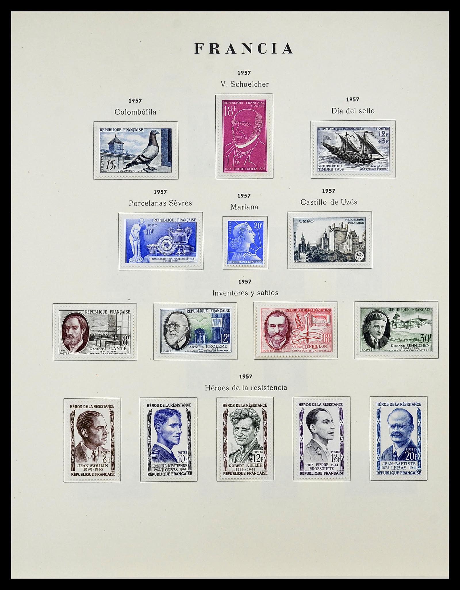 34721 066 - Postzegelverzameling 34721 Frankrijk 1853-1983.