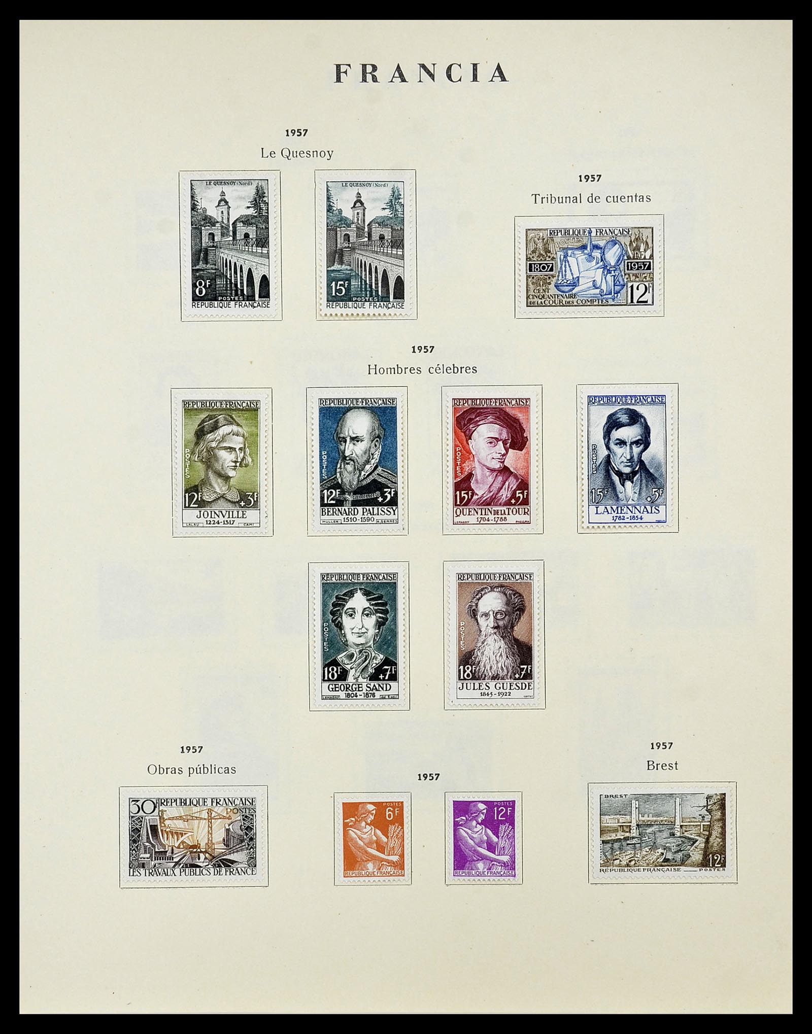34721 067 - Postzegelverzameling 34721 Frankrijk 1853-1983.
