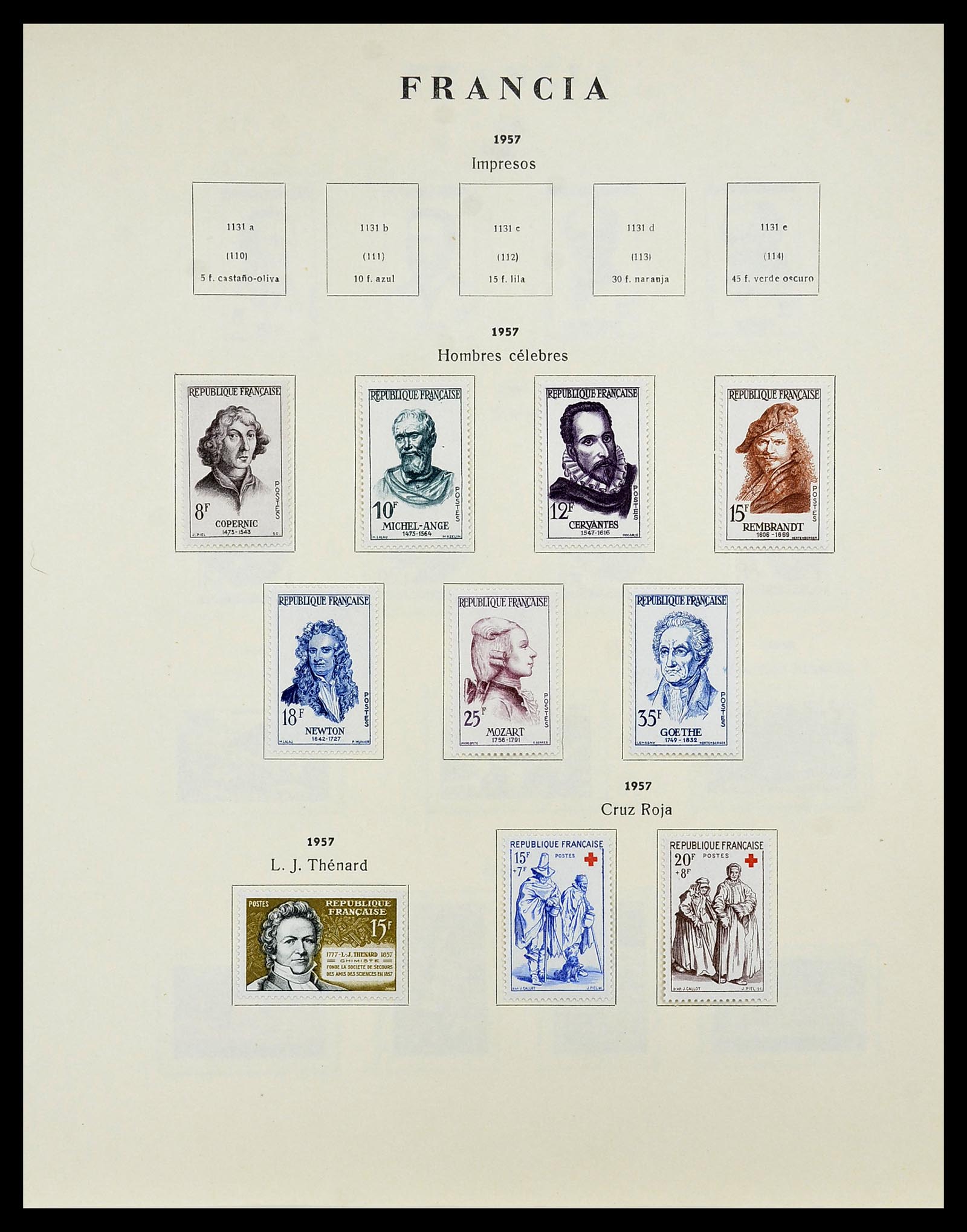 34721 069 - Stamp Collection 34721 France 1853-1983.
