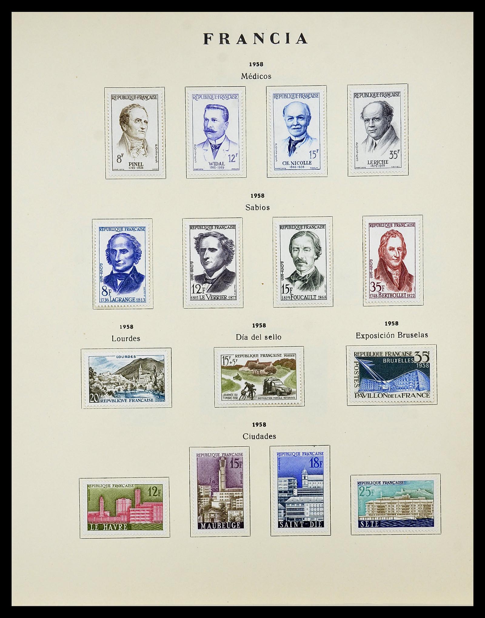 34721 070 - Postzegelverzameling 34721 Frankrijk 1853-1983.