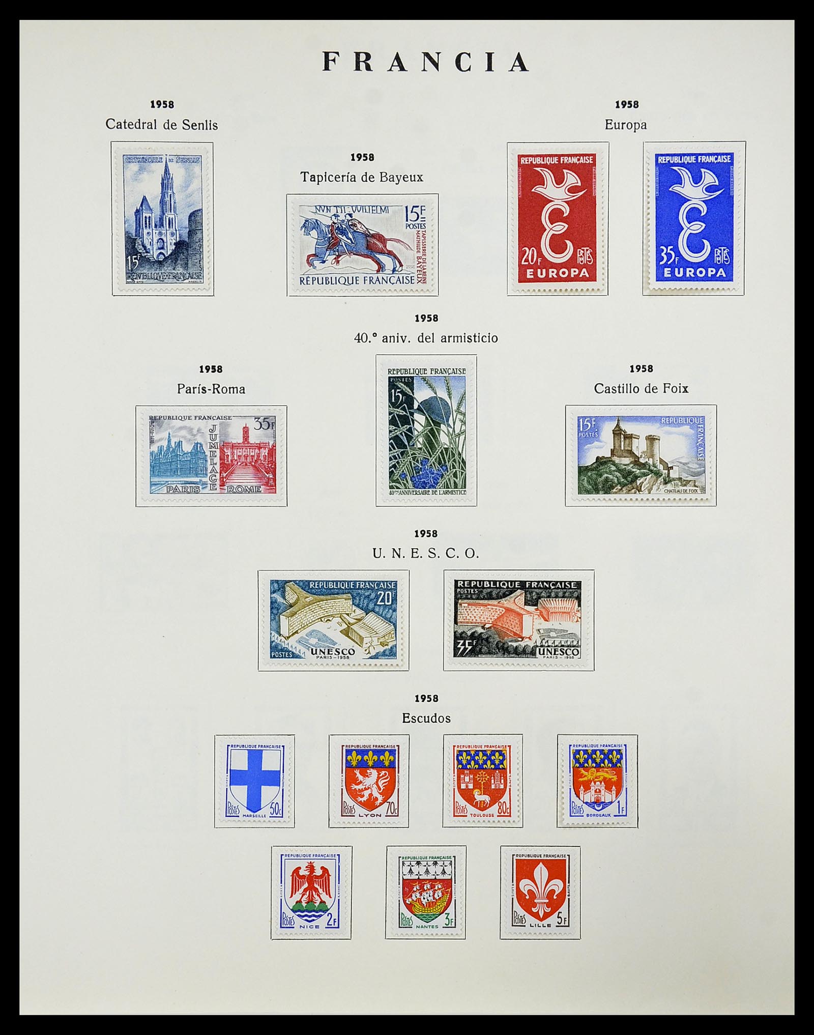 34721 072 - Postzegelverzameling 34721 Frankrijk 1853-1983.