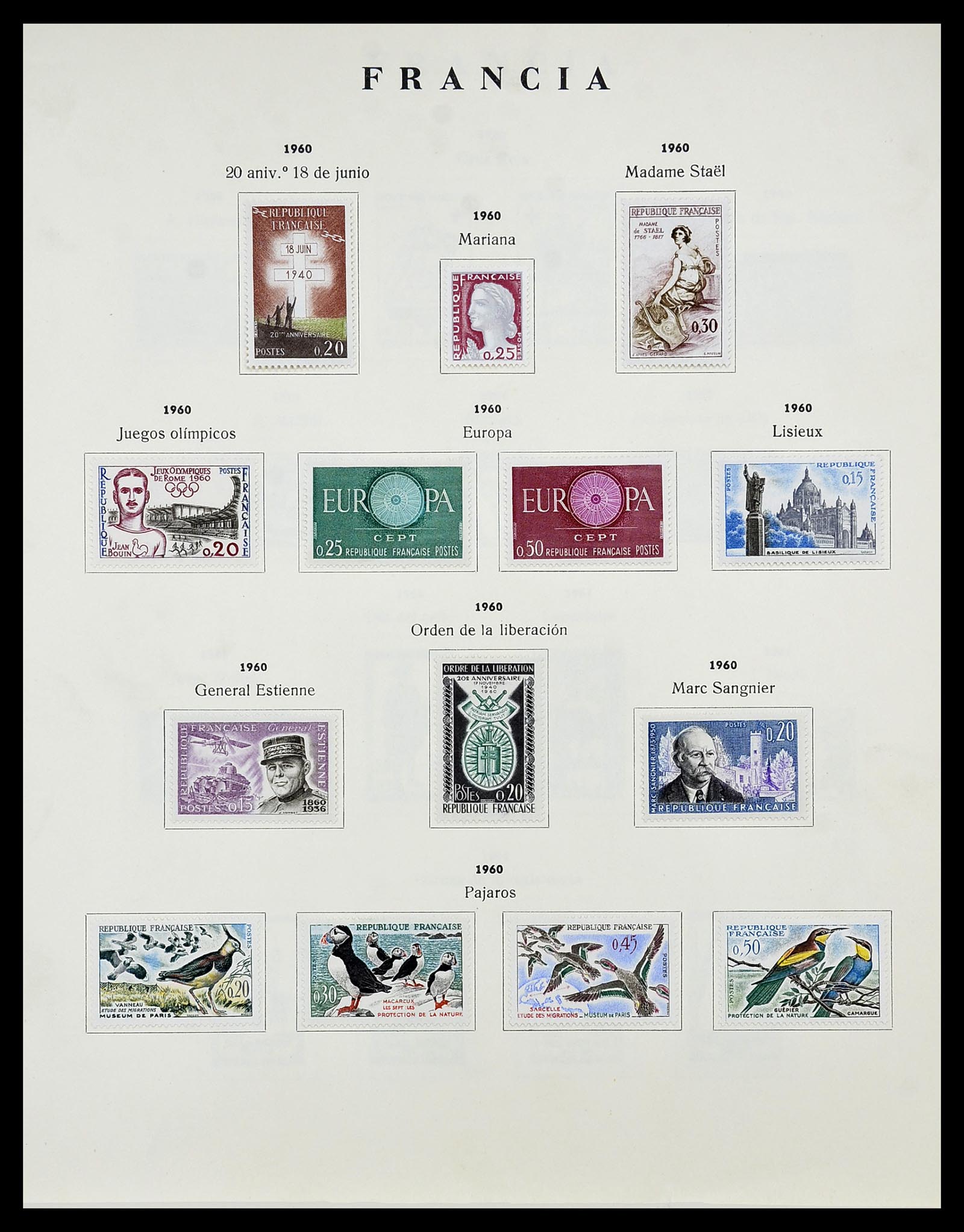 34721 078 - Postzegelverzameling 34721 Frankrijk 1853-1983.