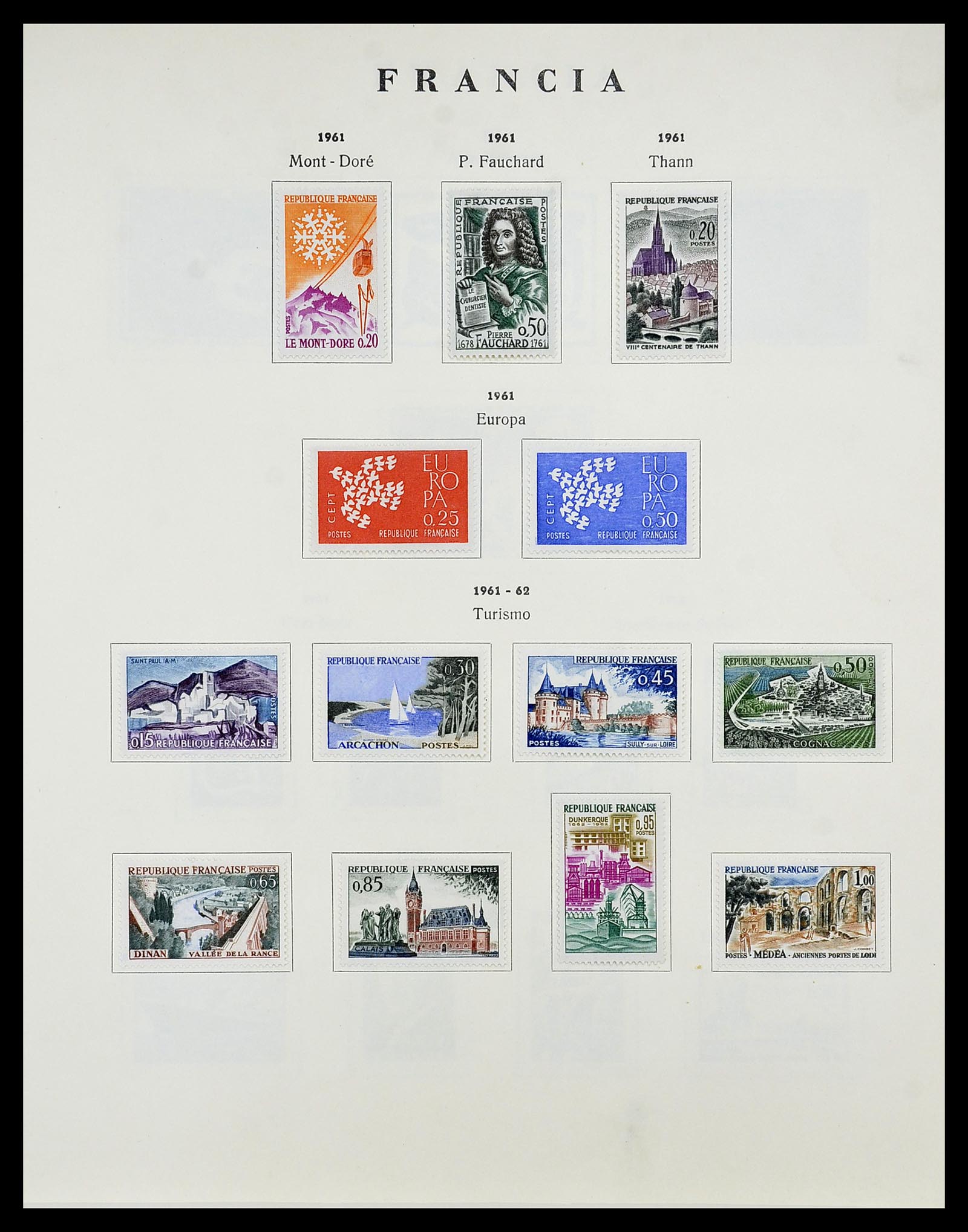 34721 081 - Postzegelverzameling 34721 Frankrijk 1853-1983.