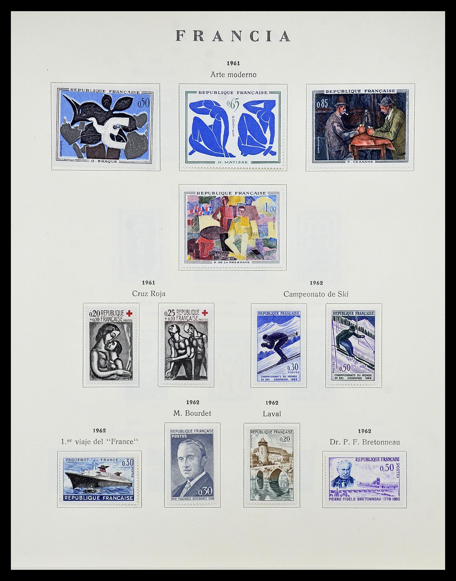 34721 082 - Postzegelverzameling 34721 Frankrijk 1853-1983.