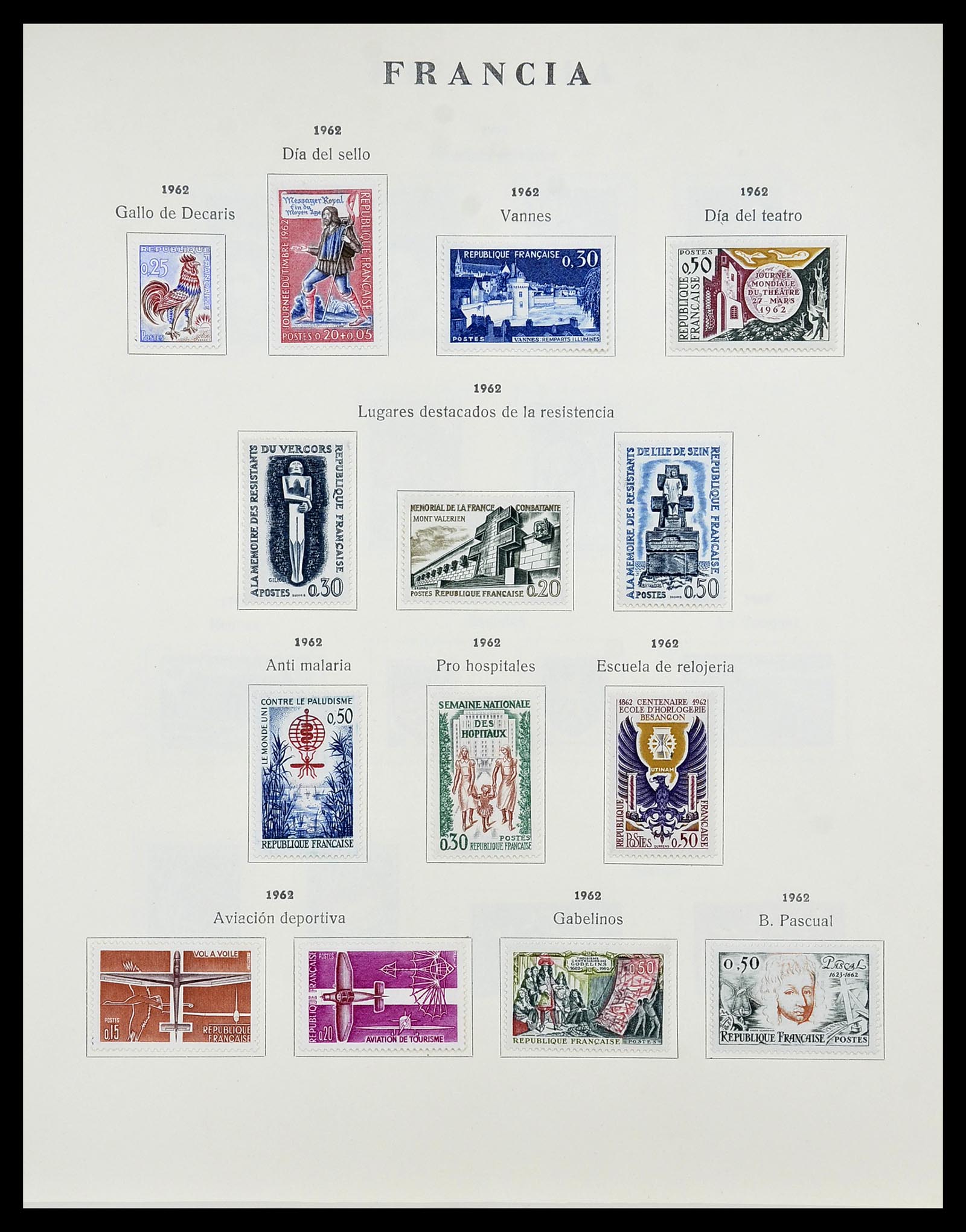 34721 083 - Postzegelverzameling 34721 Frankrijk 1853-1983.