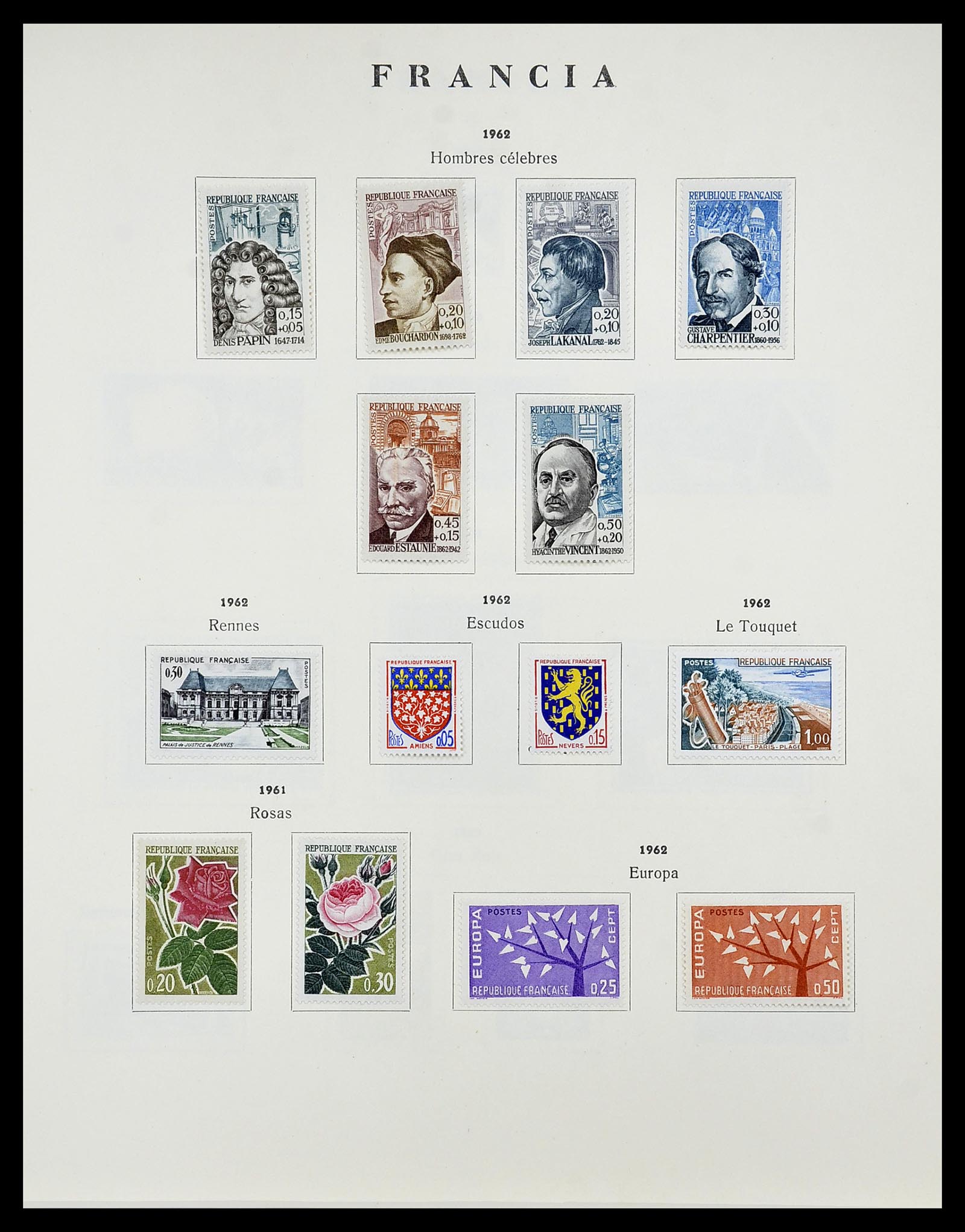 34721 084 - Postzegelverzameling 34721 Frankrijk 1853-1983.