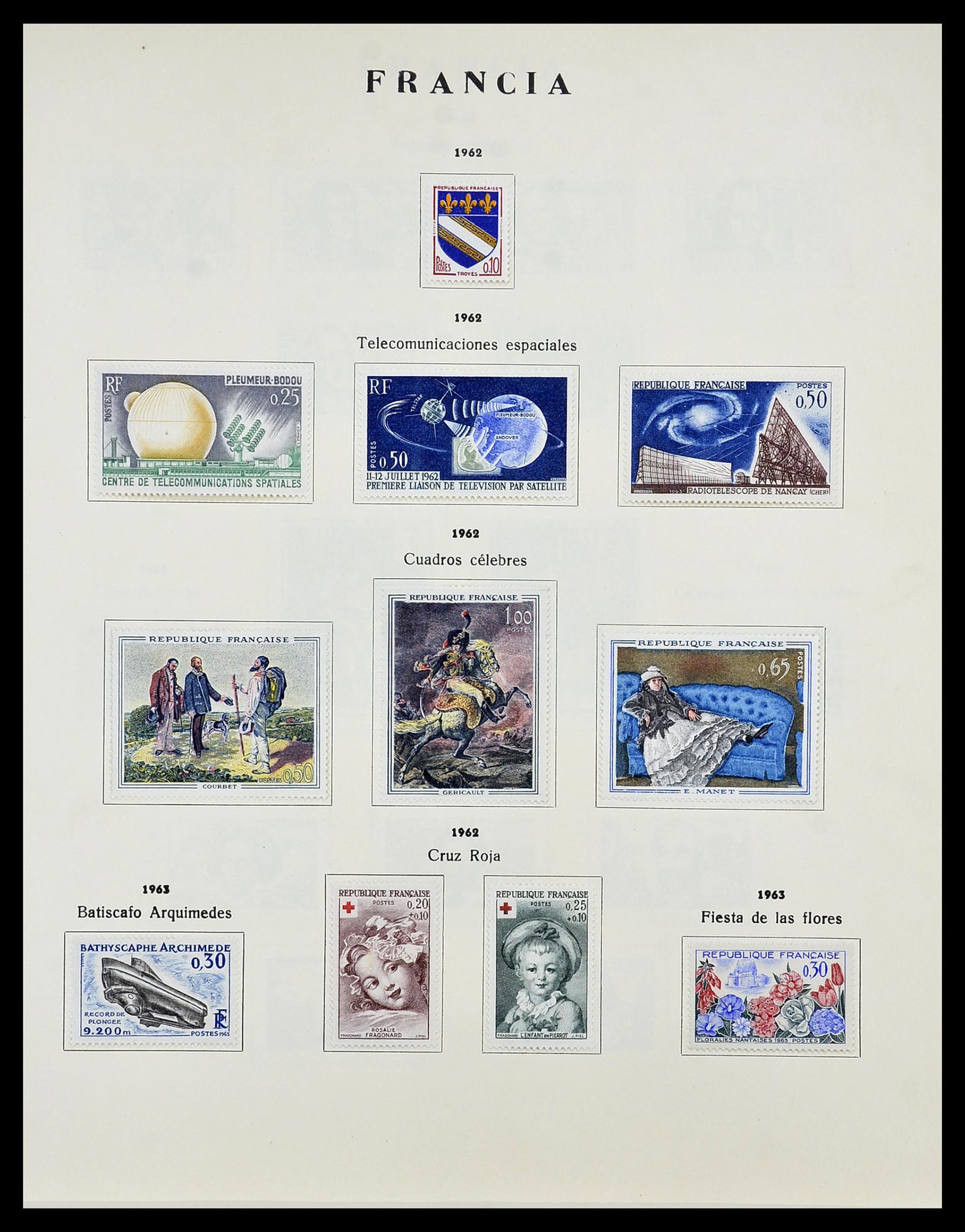 34721 085 - Postzegelverzameling 34721 Frankrijk 1853-1983.