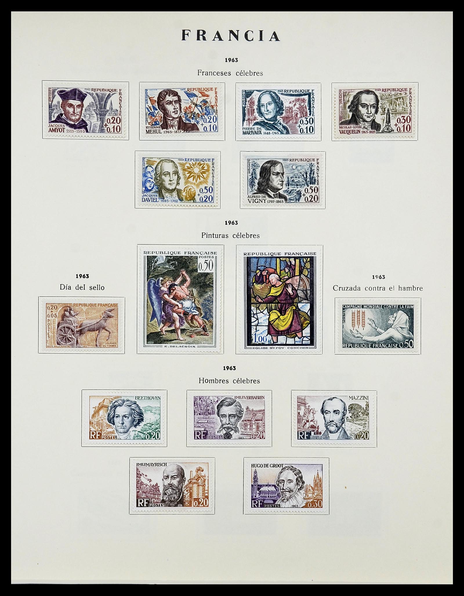 34721 086 - Postzegelverzameling 34721 Frankrijk 1853-1983.