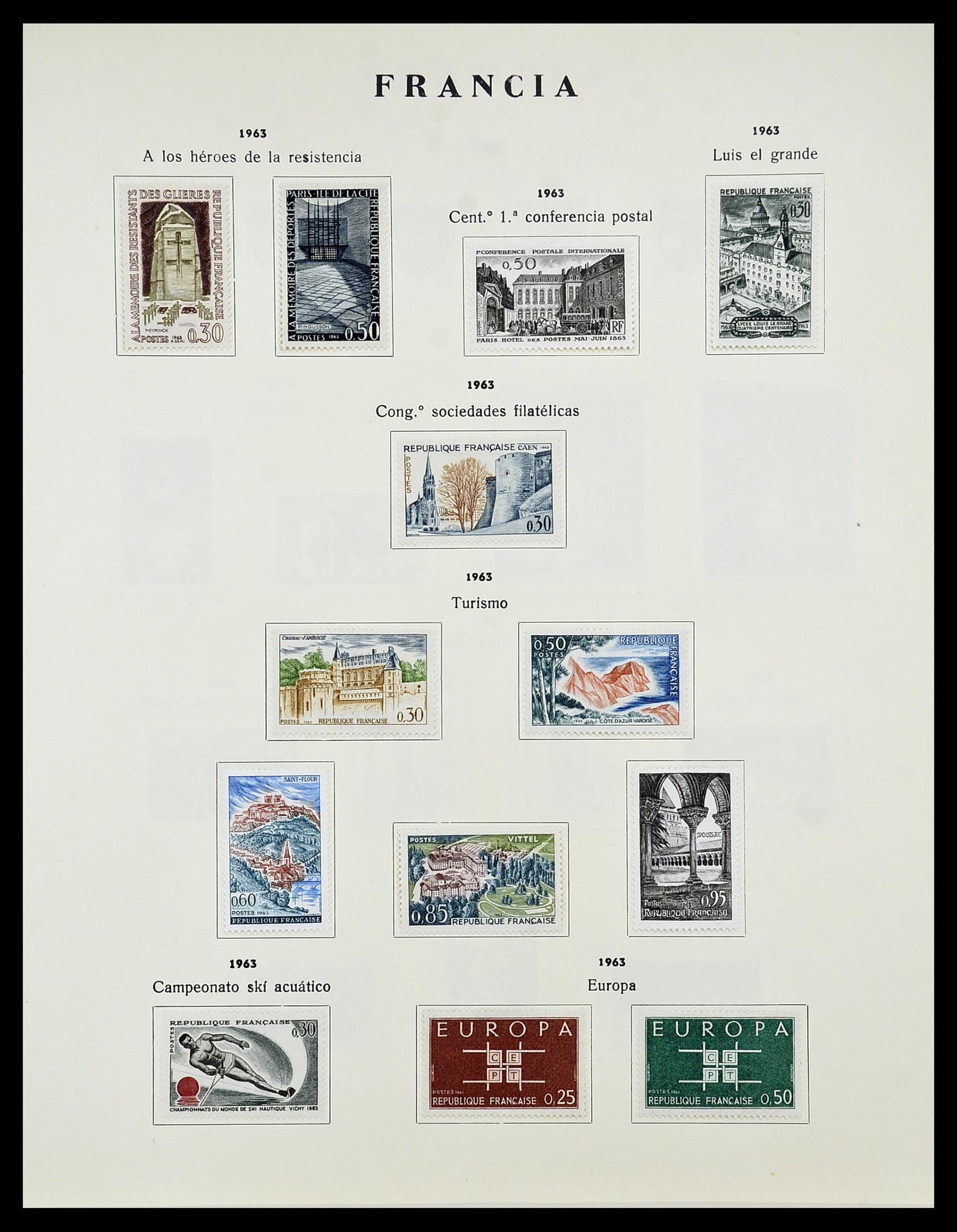 34721 087 - Postzegelverzameling 34721 Frankrijk 1853-1983.