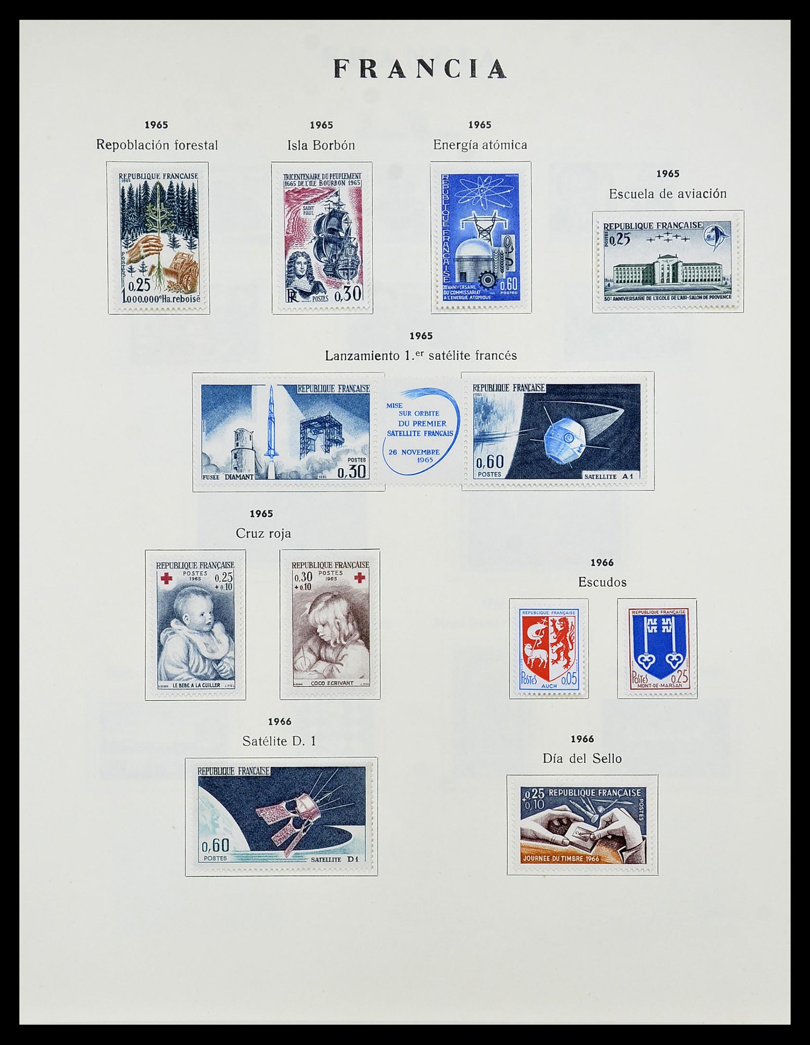 34721 094 - Postzegelverzameling 34721 Frankrijk 1853-1983.