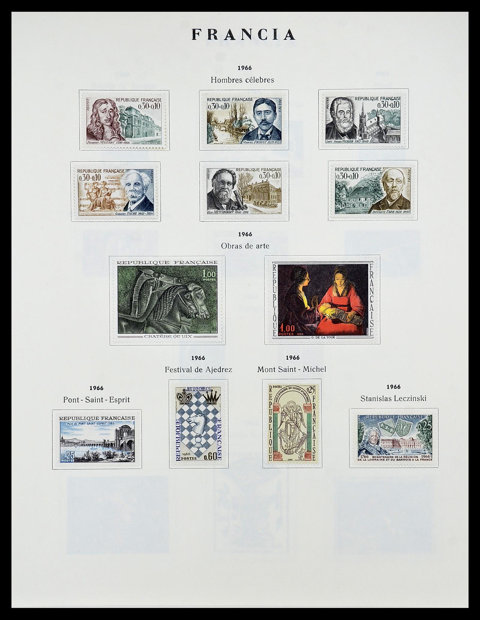 34721 095 - Postzegelverzameling 34721 Frankrijk 1853-1983.